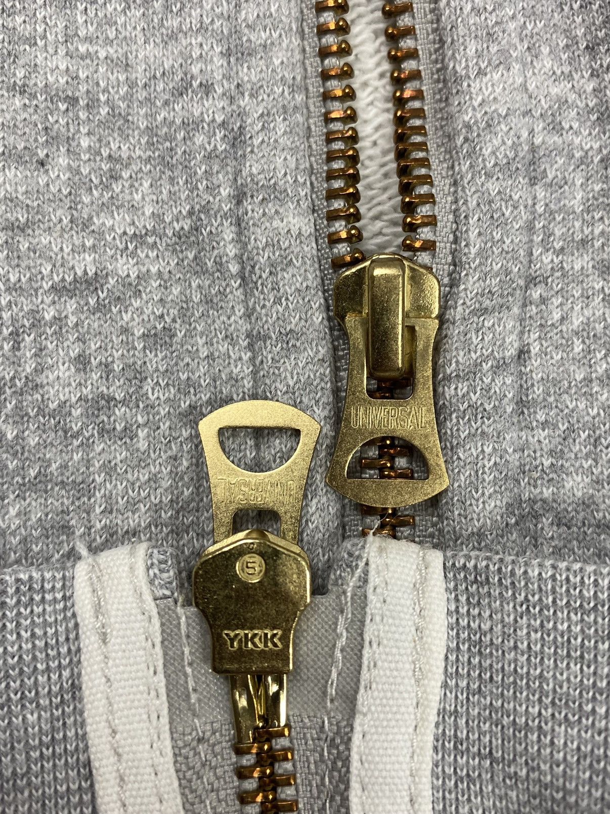 Orcival Orcival France Blank Grey French Terry Cotton Zip Hoodie Size S / US 4 / IT 40 - 13 Thumbnail