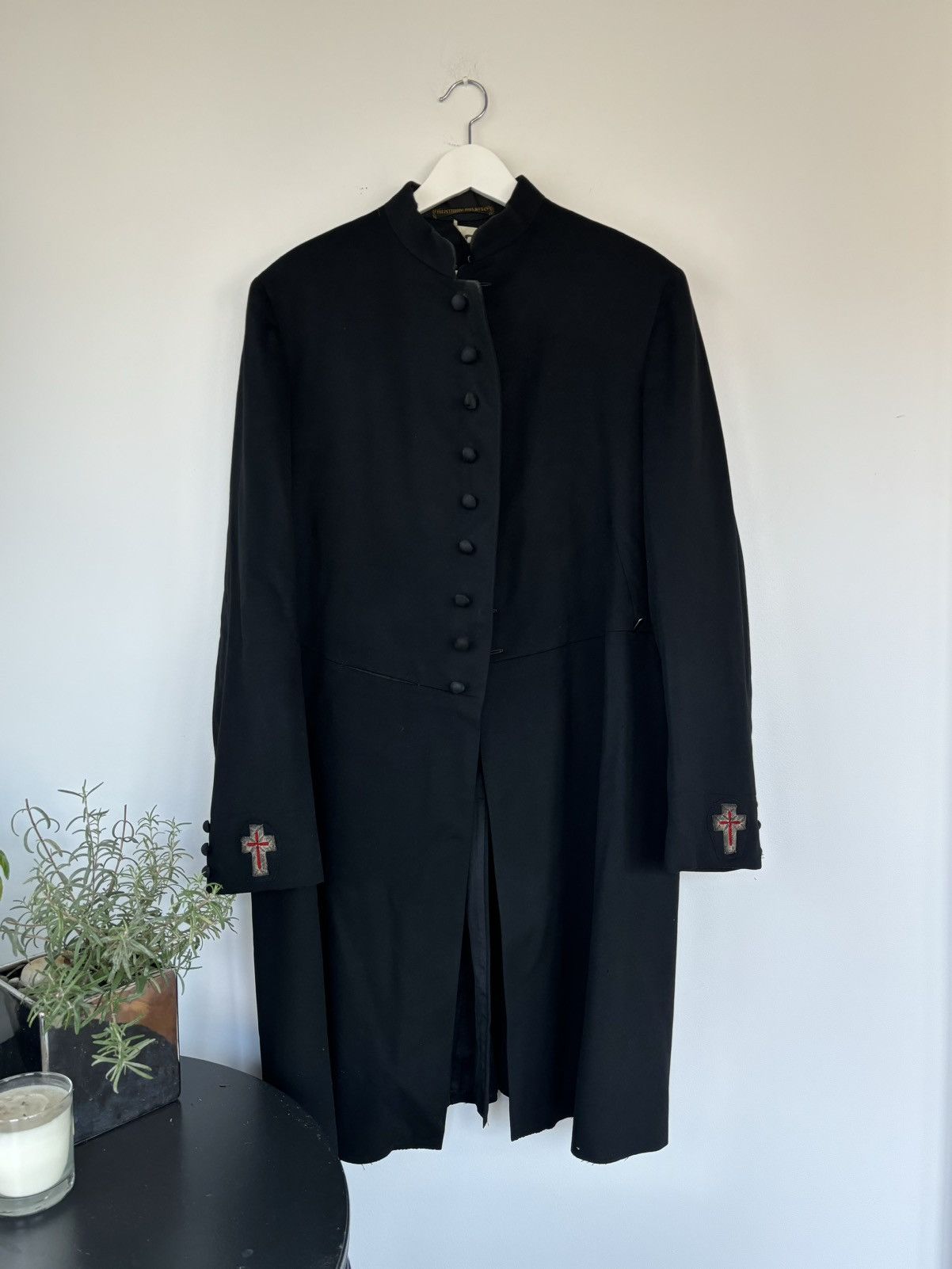 Vintage × Woolrich Woolen Mills 1920s Wool Frock Coat True Vintage Wool Peacoat Robe USA 30s Size US M / EU 48-50 / 2 - 22 Thumbnail