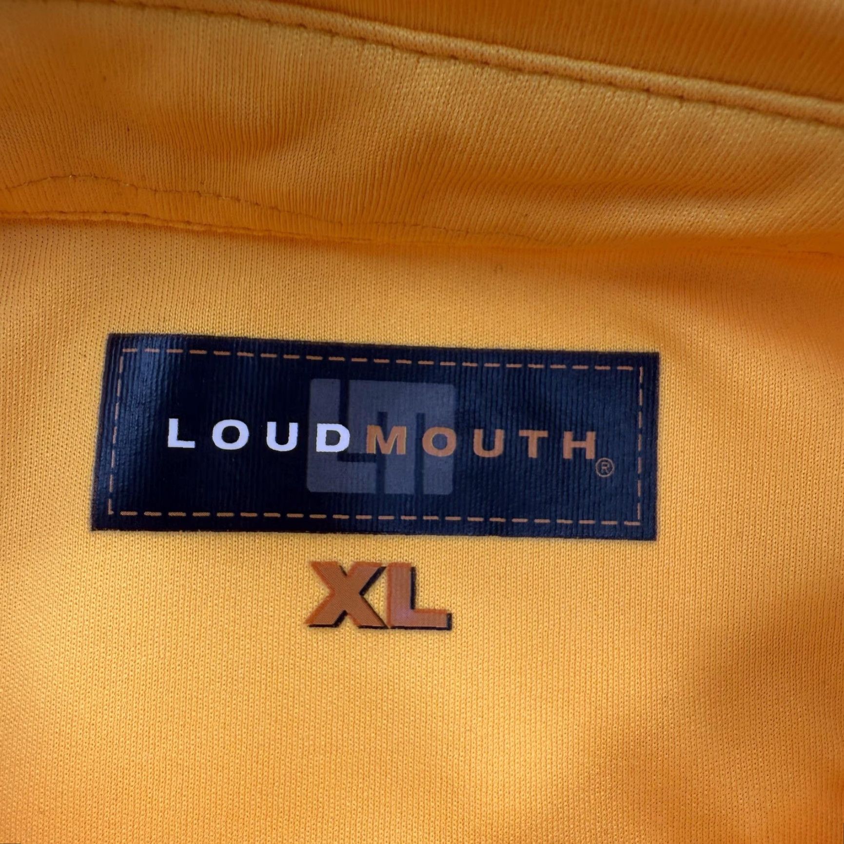Vintage Loudmouth Polo Shirt Mens XL Yellow Golf Performance Lightweight 100% Polyester Size US XL / EU 56 / 4 - 3 Thumbnail