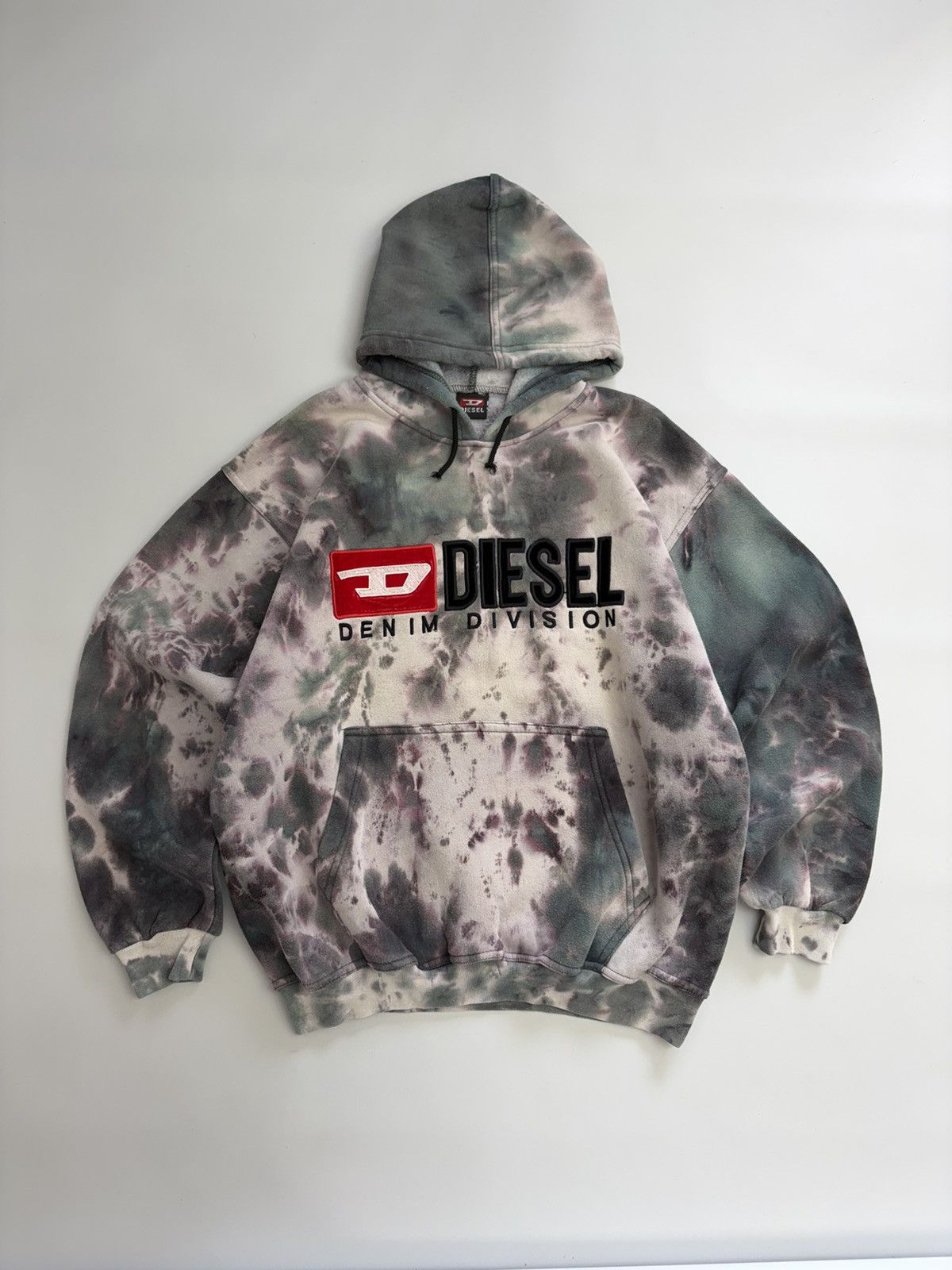 Diesel Vintage Diesel Denim Division Tie Dye Hoodie Y2K Archive Size US M / EU 48-50 / 2 - 1 Thumbnail