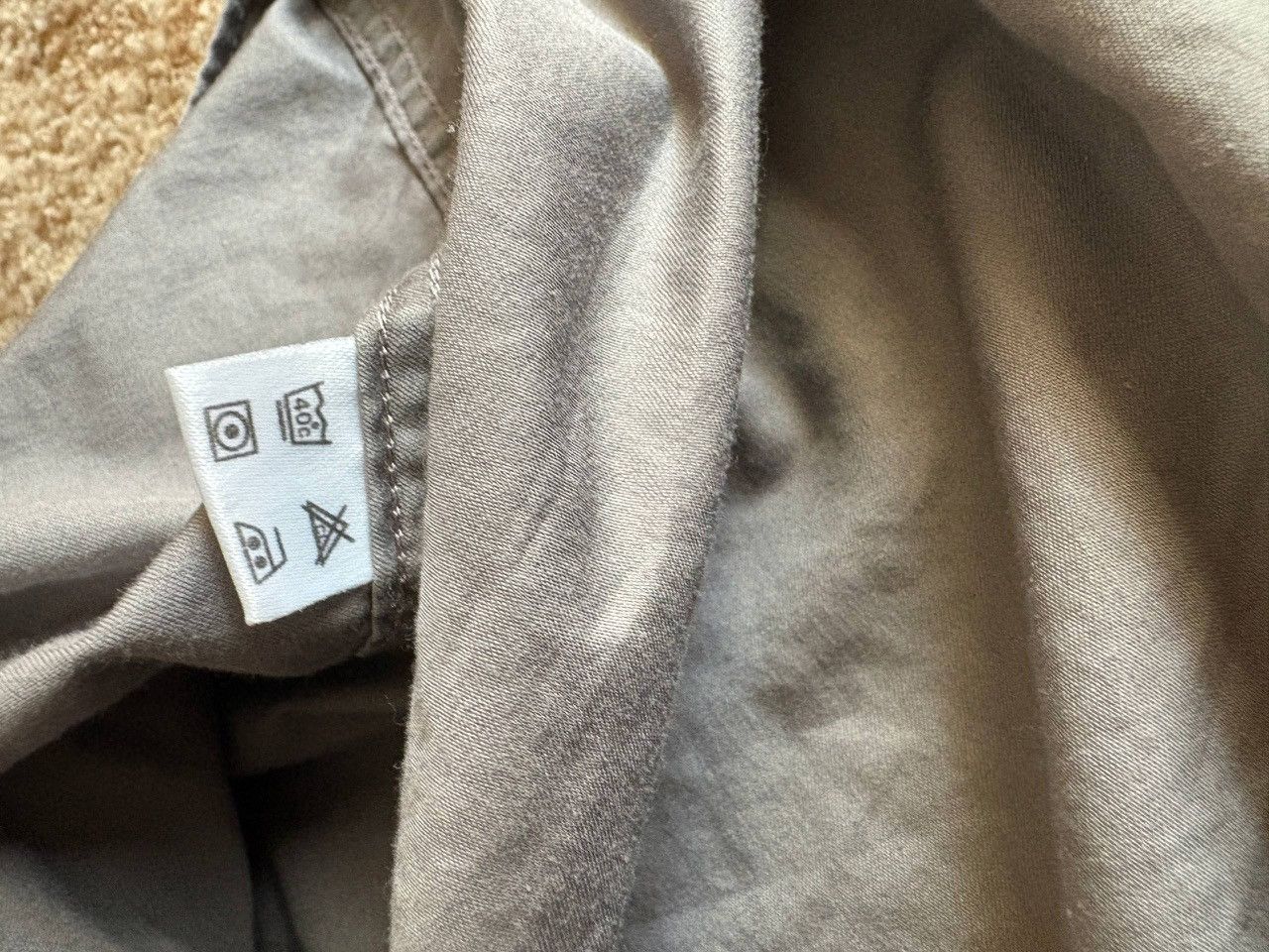 Yves Saint Laurent Yves Saint Laurent Shirt Button Up Grey Size US L / EU 52-54 / 3 - 6 Thumbnail