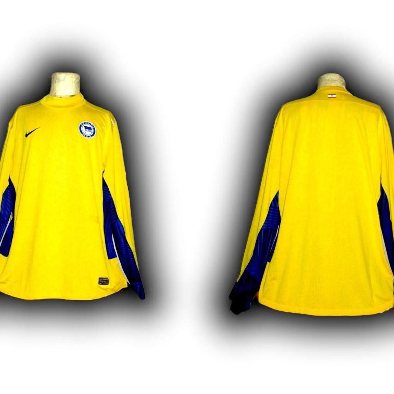 Nike Hertha BSC Berlin Germany 2011 2012 Home Goalkeeper Shirt Size US XXL / EU 58 / 5 - 3 Thumbnail