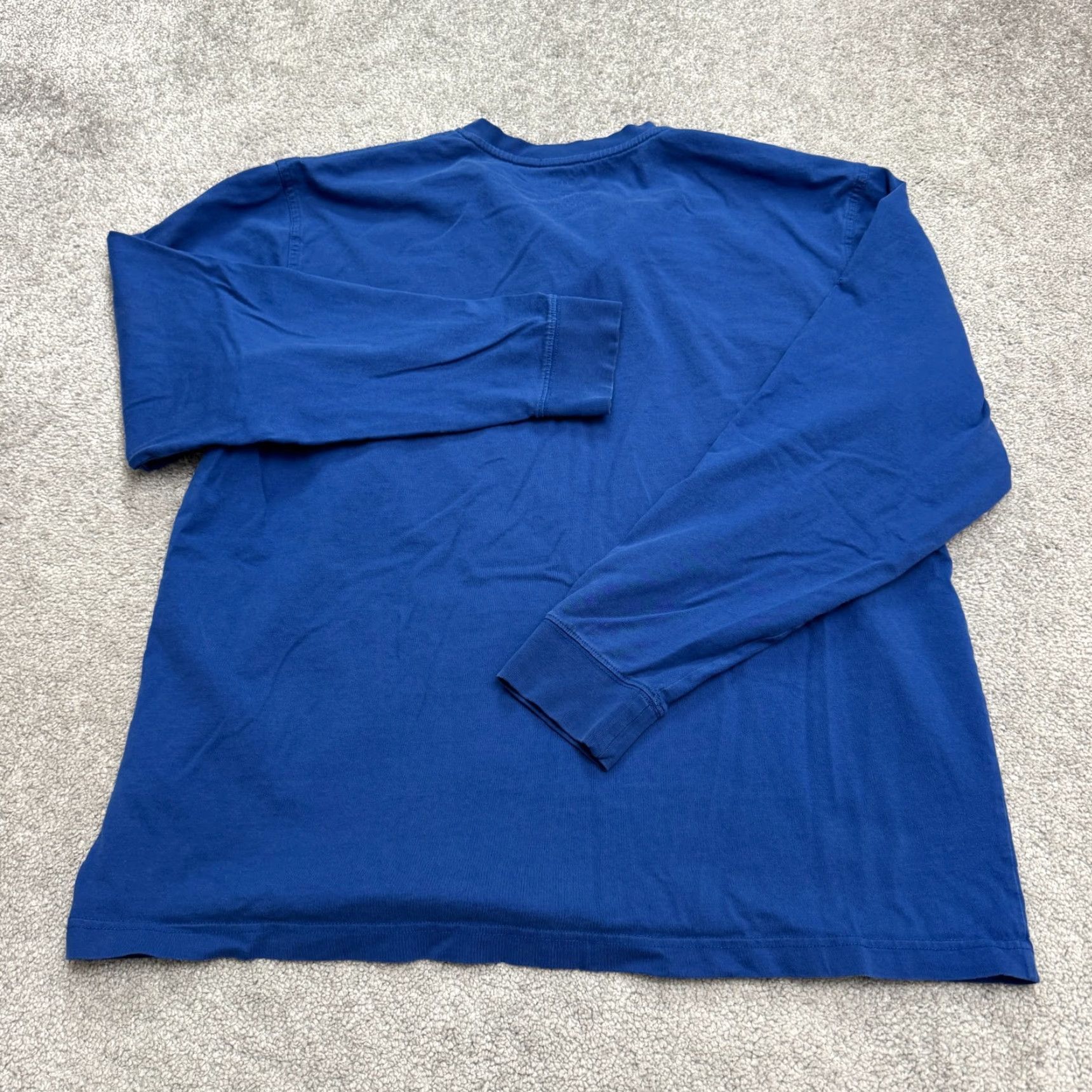 Vintage L.L. Bean Traditional Fit Henley Long Sleeve Shirt Mens Large Blue Cotton Casual Size US L / EU 52-54 / 3 - 2 Thumbnail