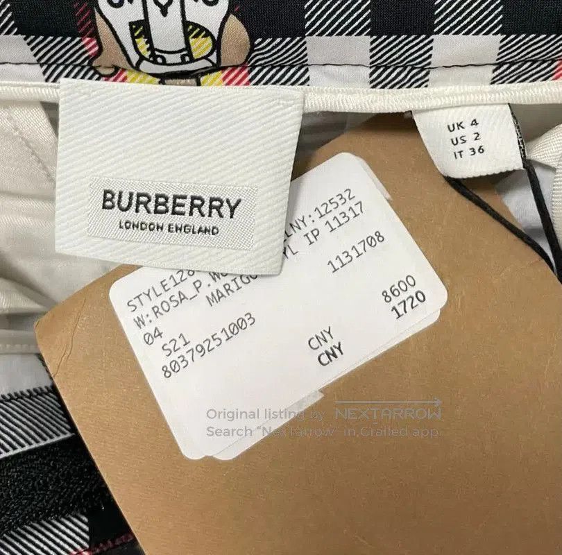 Valentino Burberry Color Block Women's Casual Pants. Size 23" - 6 Thumbnail