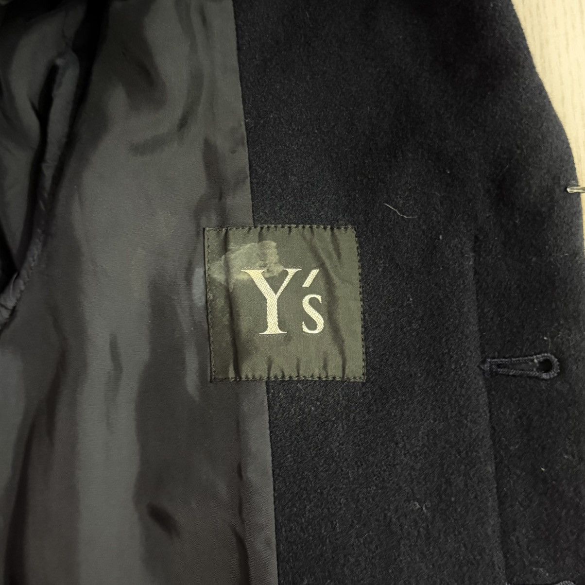 Yohji Yamamoto Y’s Tailored Wool Jacket Size 48S - 2 Thumbnail