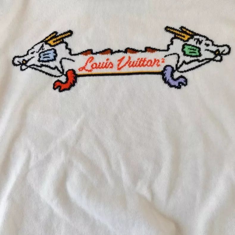Louis Vuitton Louis Vuitton x Nigo Cartoon Knit Sweater -2505 Size US S / EU 44-46 / 1 - 5 Thumbnail