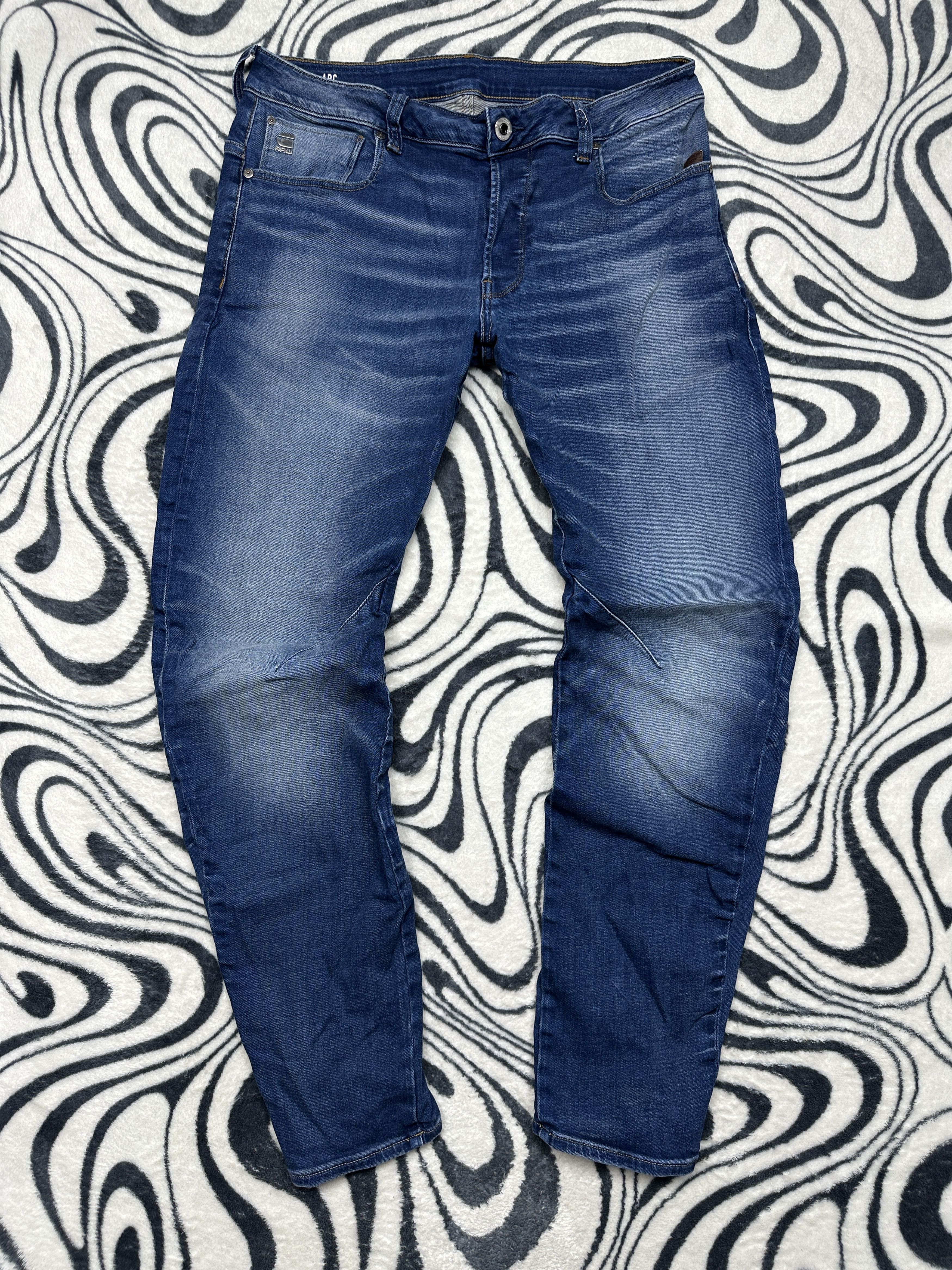 Pre-owned G-star Raw Arc 3d Slim Mens Denim Pants Jeans In Blue