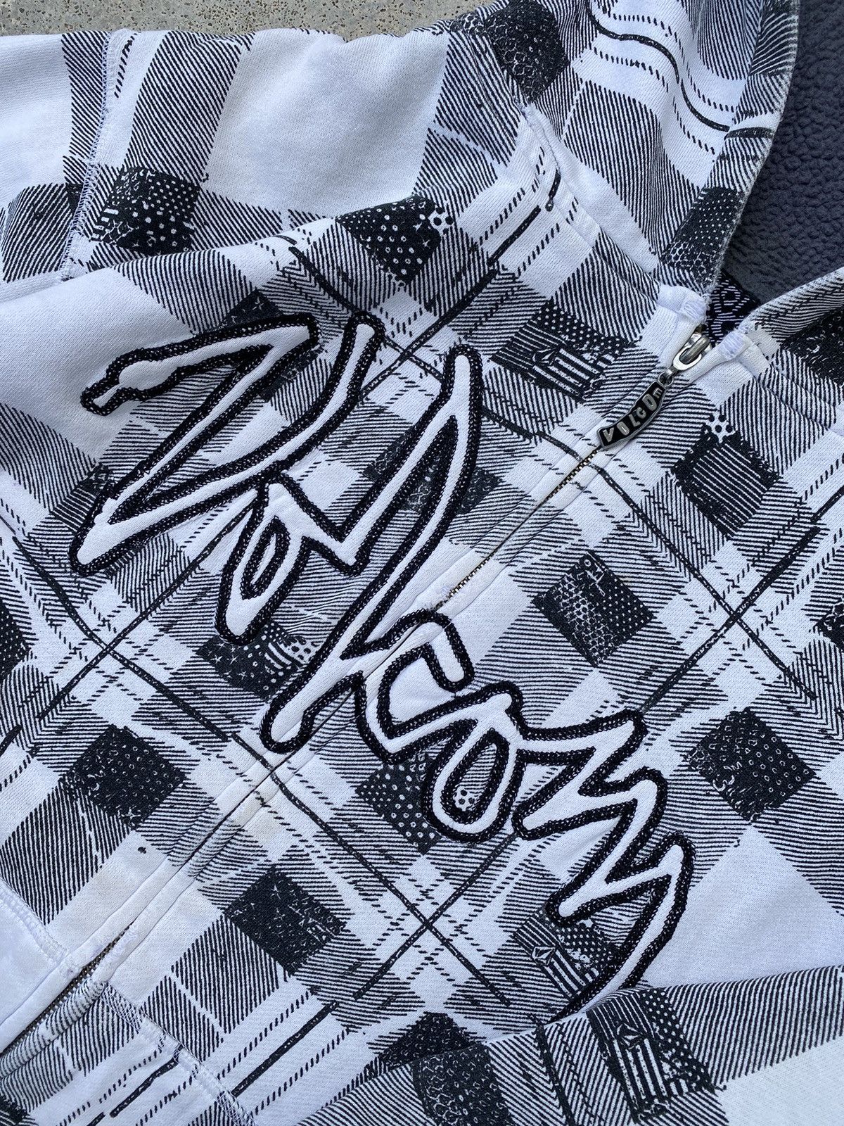 Vintage × Volcom RARE Vintage Y2K Volcom Overprint Zip Up Hoodie Size US L / EU 52-54 / 3 - 5 Thumbnail