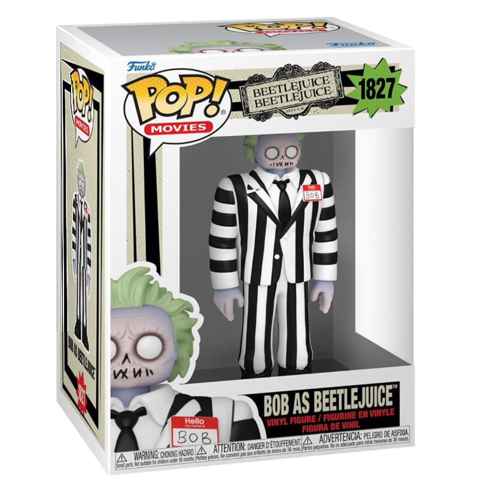 Other Funko Pop! Movies: Bob as Beetlejuice #1827 🔥NEW🔥 Size ONE SIZE - 1 Preview