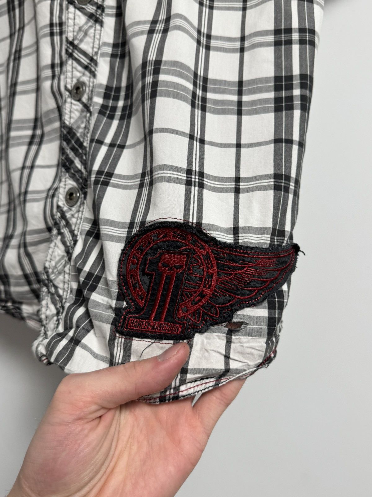 Harley Davidson Harley Davidson Y2K style Hype Button Up Shirt Size US M / EU 48-50 / 2 - 11 Thumbnail