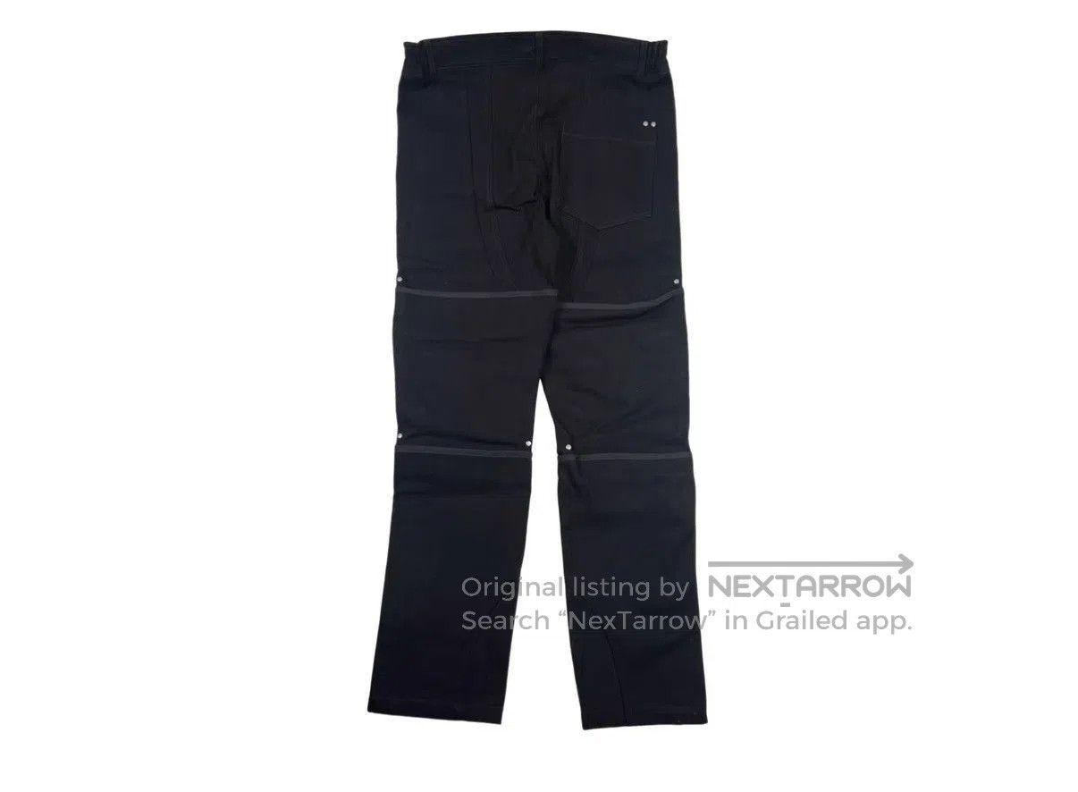 By Far Black Casual Pants with Zip Details - Size 32. Size US 32 / EU 48 - 2 Thumbnail