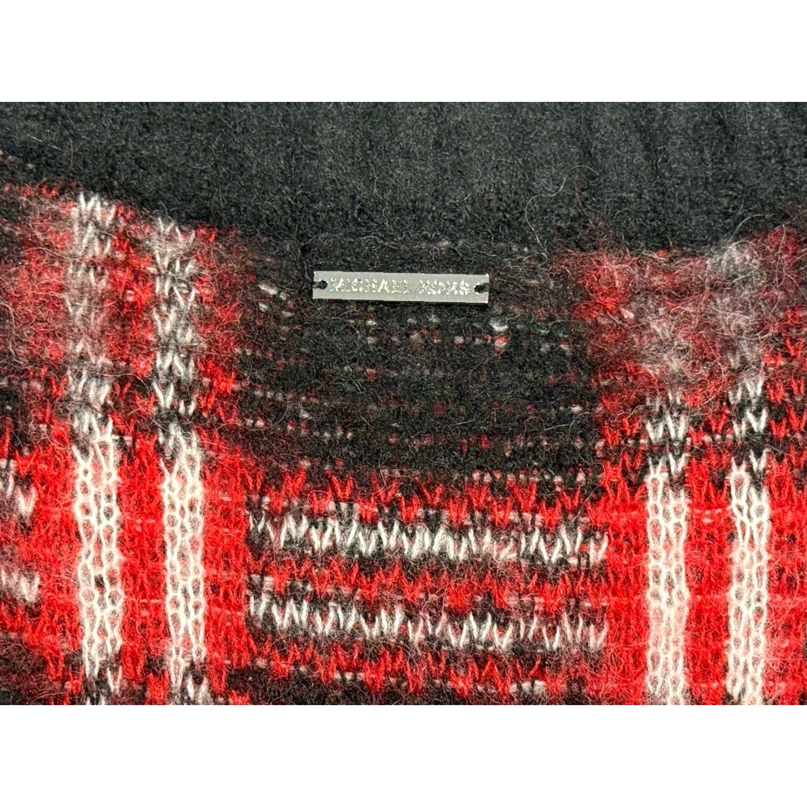 Michael Kors Michael Kors Sweater Black & Red Plaid Size M Women Wool Mohair Acrylic Knit Pullover Lightweight Stylish 90s? Size M / US 6-8 / IT 42-44 - 7 Thumbnail