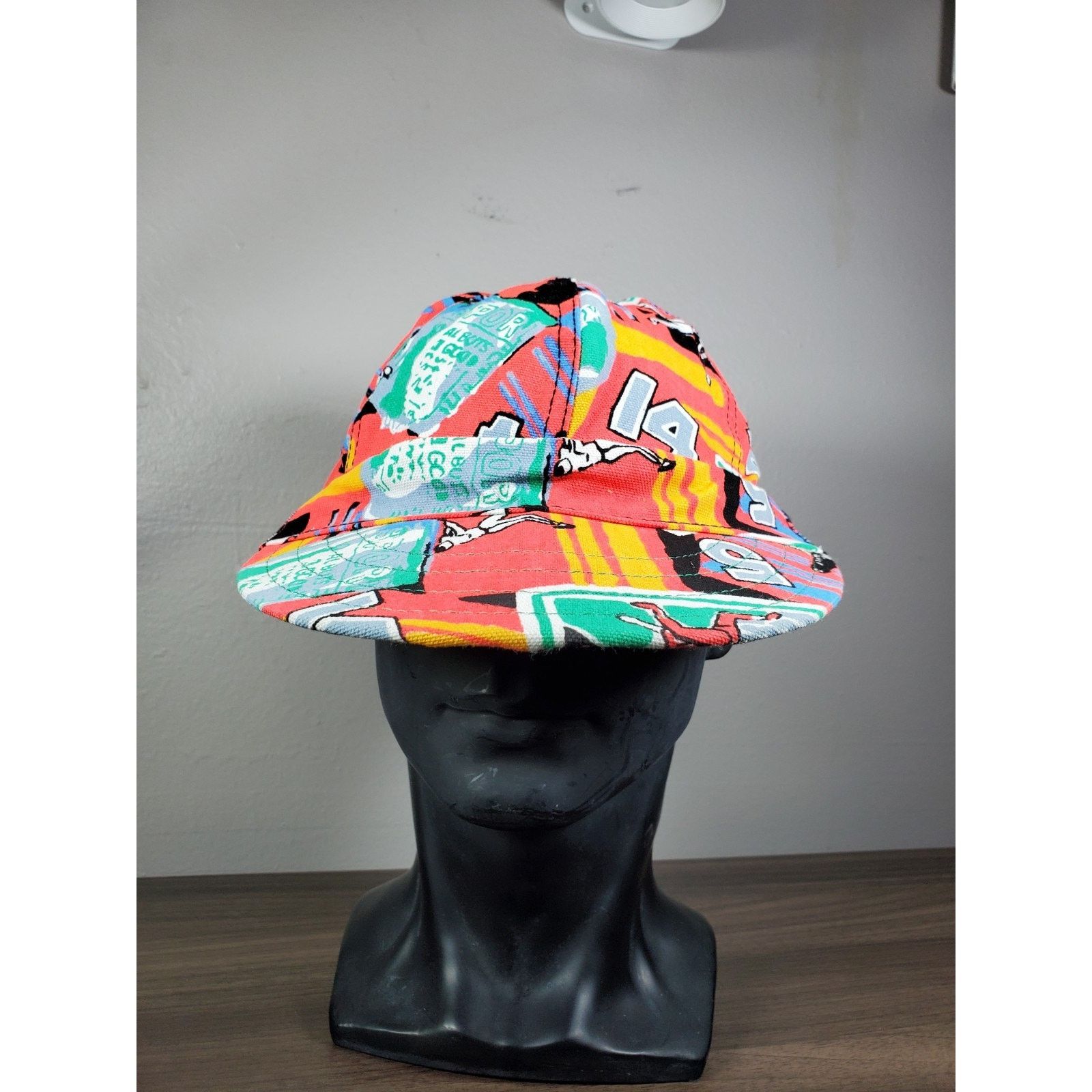 Stormy Kromer × Vintage Kromer Baseball All Over Print Fitted Railroad Hat Cap 7 1/8 Size 32 - 4 Thumbnail