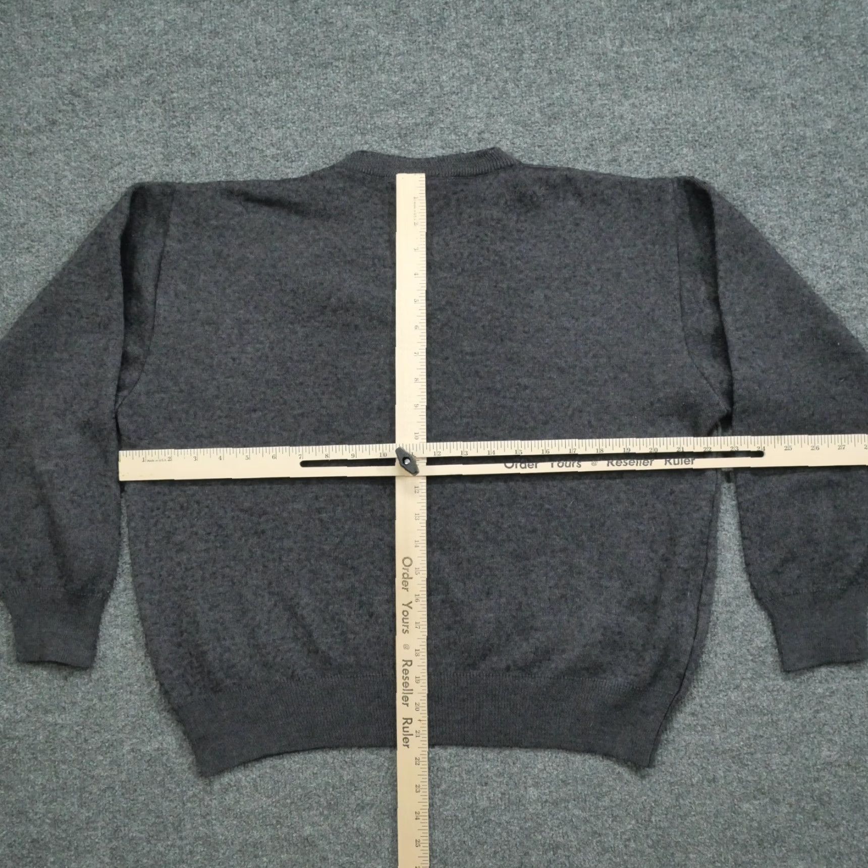 Vintage VINTAGE Massoti Sweater Mens M Gray Merino Wool Blend Pullover Italian Made 90s Casual Crew Neck Knit Pullover Massoti Mens Size M Gray Wool Blend UK? Size US M / EU 48-50 / 2 - 7 Thumbnail