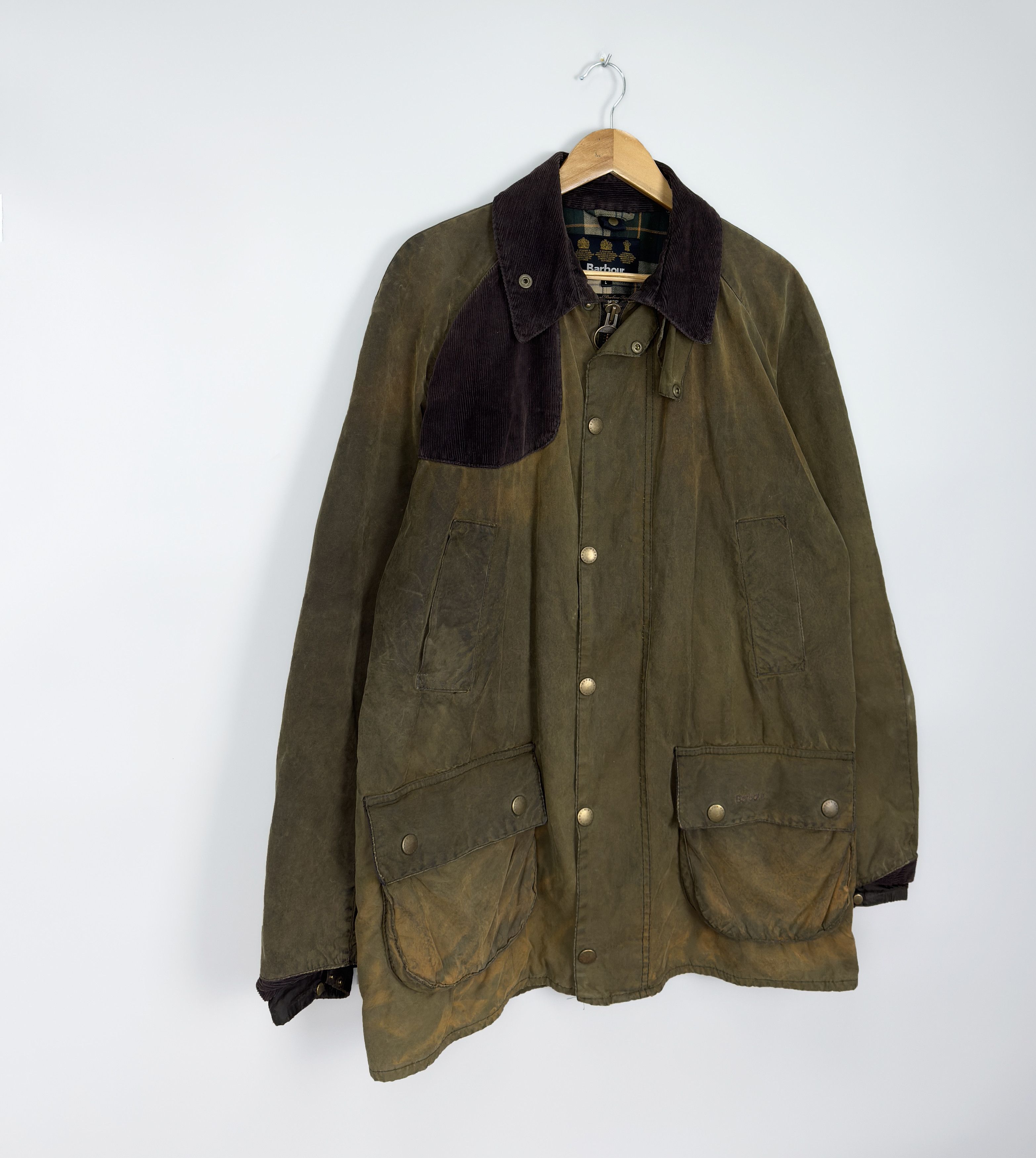 Barbour BARBOUR Shap Wax Waxed Jacket Size US L / EU 52-54 / 3 - 2 Thumbnail