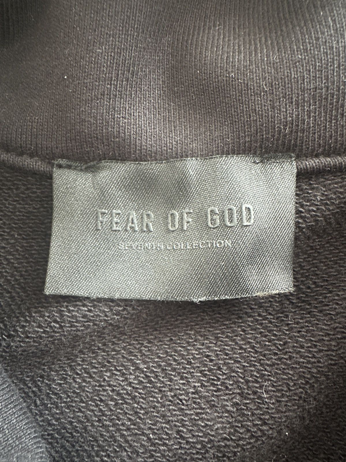 Fear of God FEAR OF GOD FLEECE TRUCKER JACKET - BLACK Size US M / EU 48-50 / 2 - 13 Thumbnail
