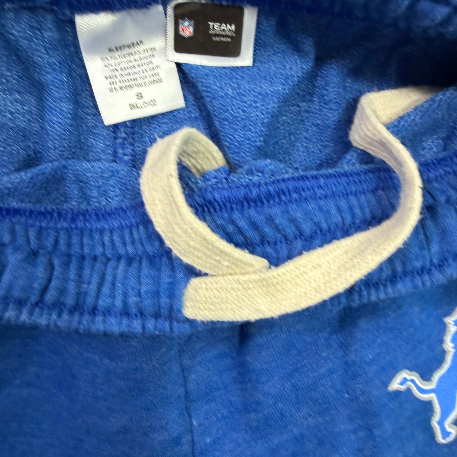 NFL Detroit Lions Sweatpants Men's Small Blue White Loose Fit Size US 30 / EU 46 - 5 Thumbnail