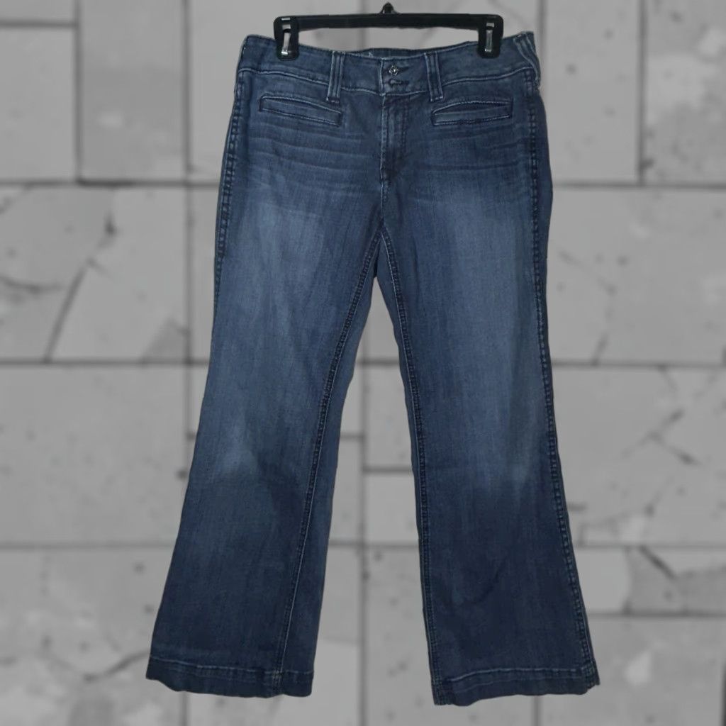 Ariat Ariat Women's Denim Jeans 30x28 Straight Cotton Blend Blue Casual Pants Size 30" / US 8 / IT 44 - 1 Thumbnail