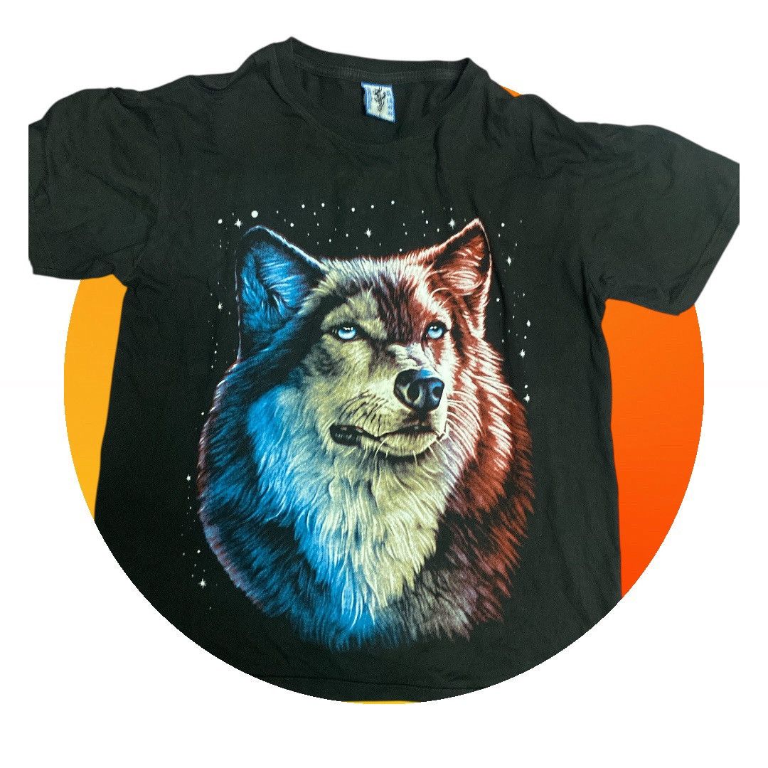 Other Vintage SAYCAR Wolf T-Shirt 3D Graphic Size US M / EU 48-50 / 2 - 1 Thumbnail