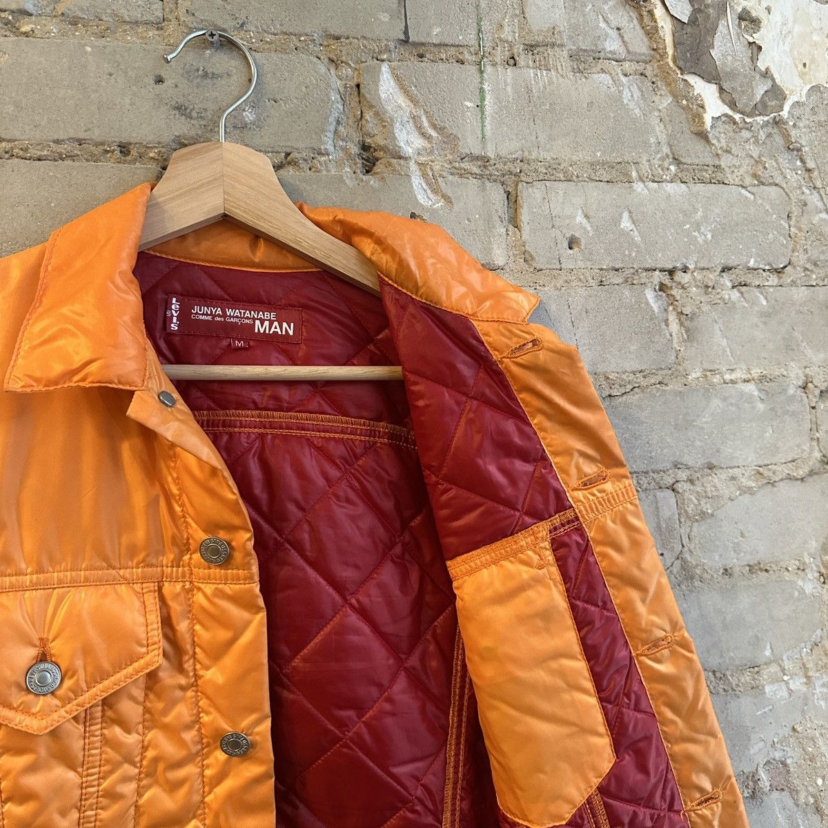 Junya Watanabe × Levi's 2005 Junya Wantanabe CDG x Levis Quilted Jacket Size US M / EU 48-50 / 2 - 5 Thumbnail