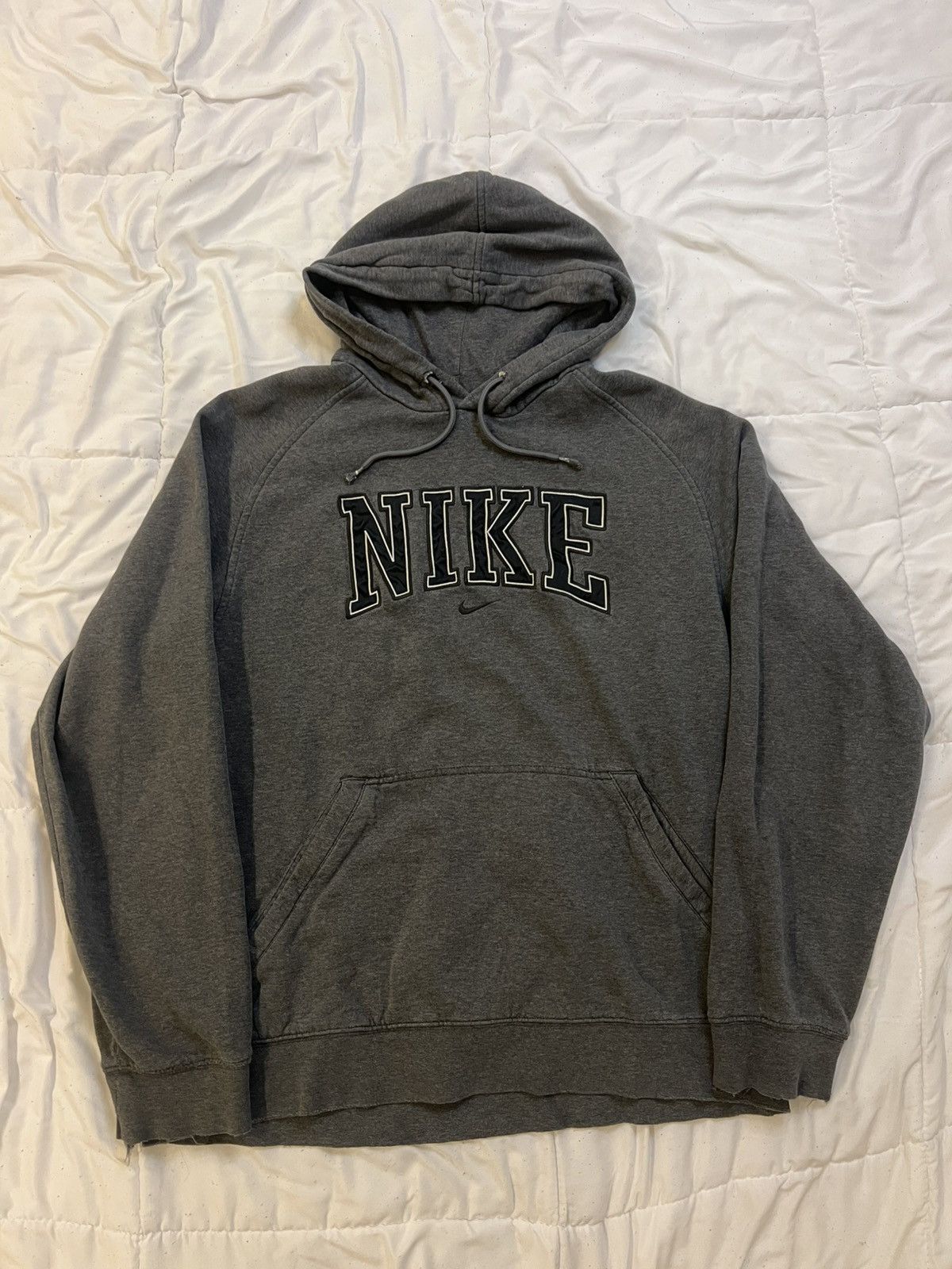 Nike × Vintage Y2K NIKE Spell-Out Hoodie Size US L / EU 52-54 / 3 - 2 Thumbnail