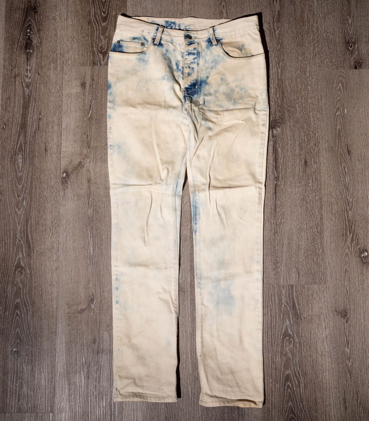 Ksubi Ksubi Pants White & Blue Dyed Size US 32 / EU 48 - 1 Thumbnail