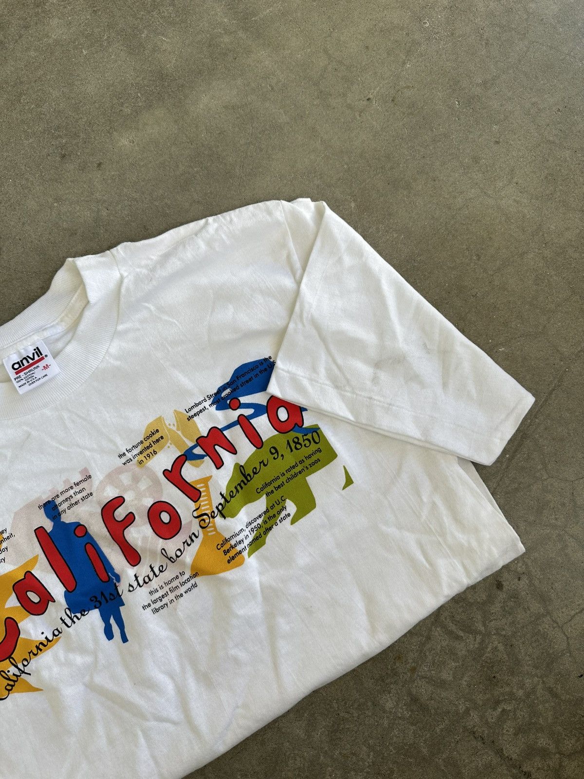 Vintage Vintage 80s/90s Single Stitch State of California M Shirt Size US M / EU 48-50 / 2 - 4 Thumbnail