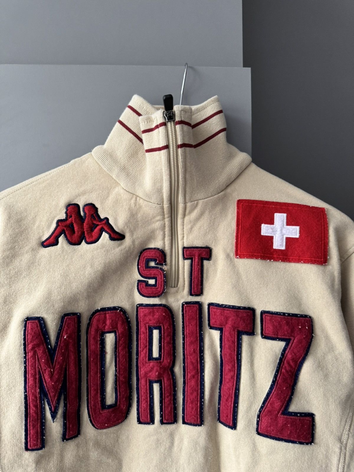 Kappa × Vintage St.Moritz Kappa Jumper 1/3 Zip Sweater 2001/2002 Size US S / EU 44-46 / 1 - 2 Thumbnail