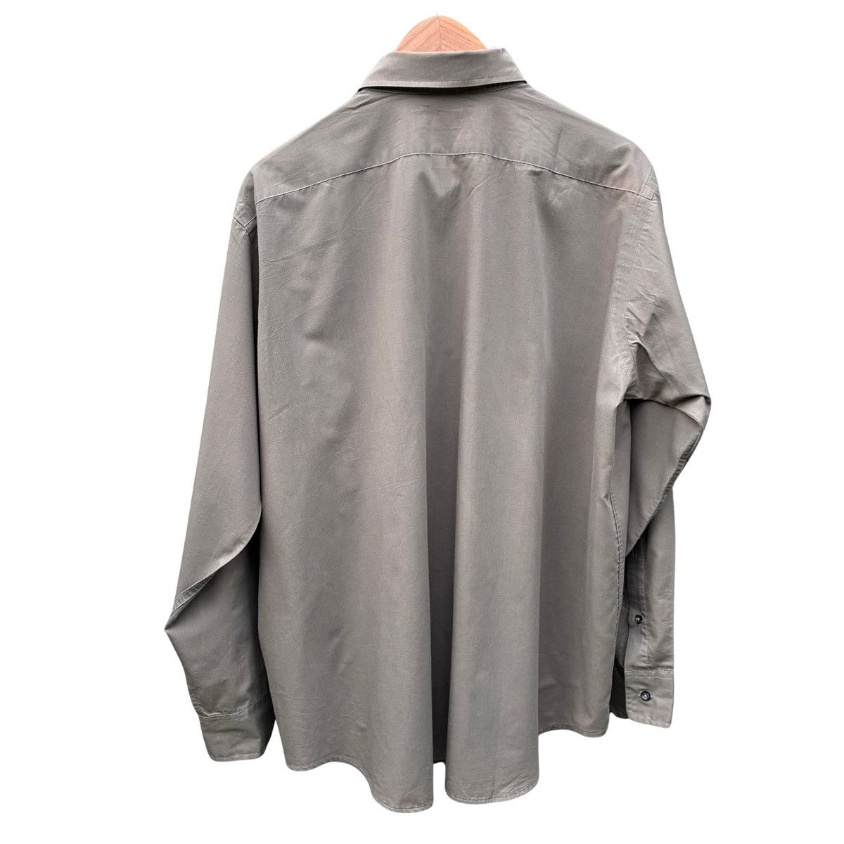 Vintage Damon Light Brown Long Sleeve Cotton Blend Dress Shirt Size US XL / EU 56 / 4 - 2 Thumbnail