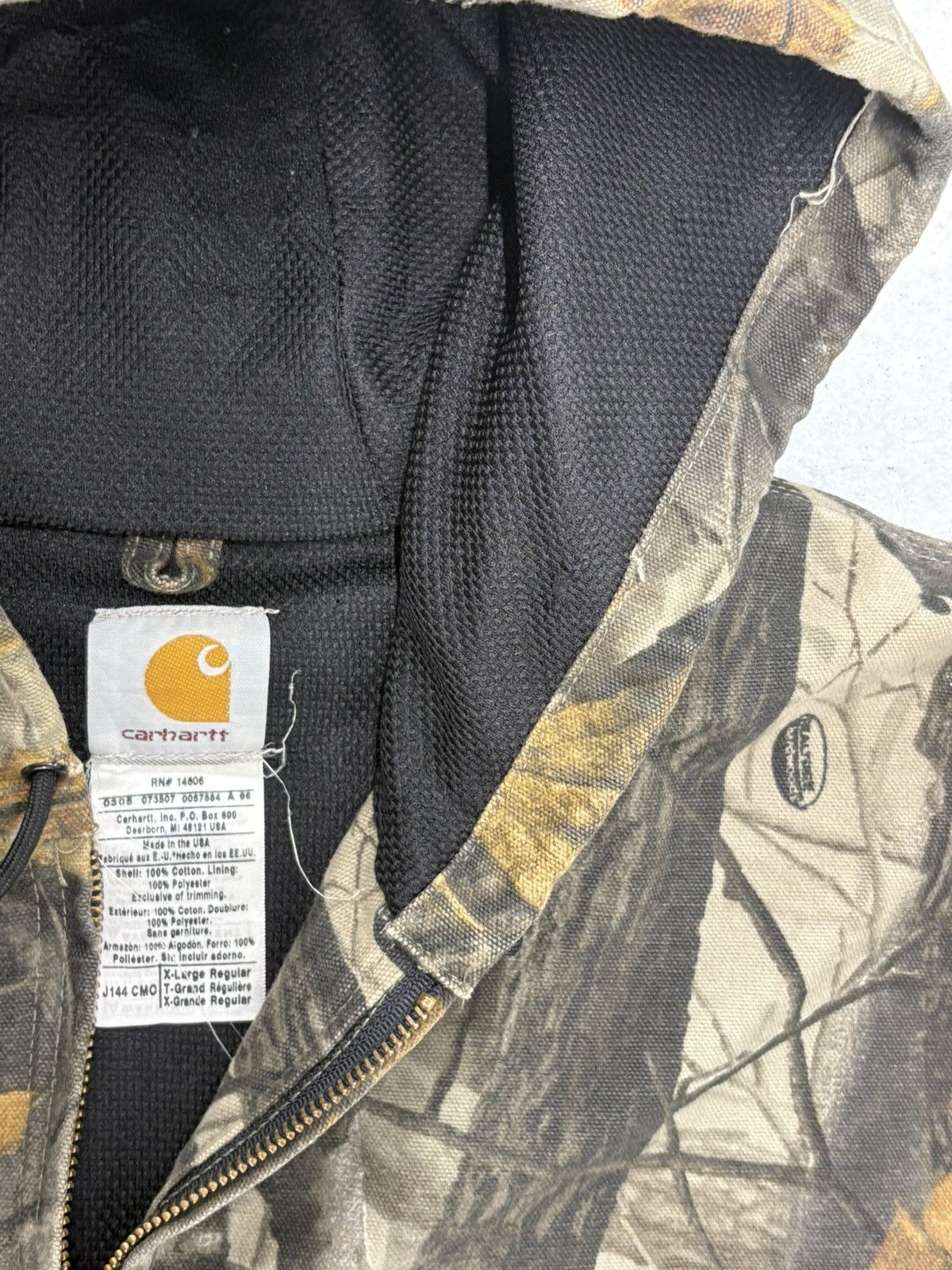 Carhartt 05’ Carhartt RealTree Camo Active Canvas Jacket Size US XL / EU 56 / 4 - 2 Thumbnail