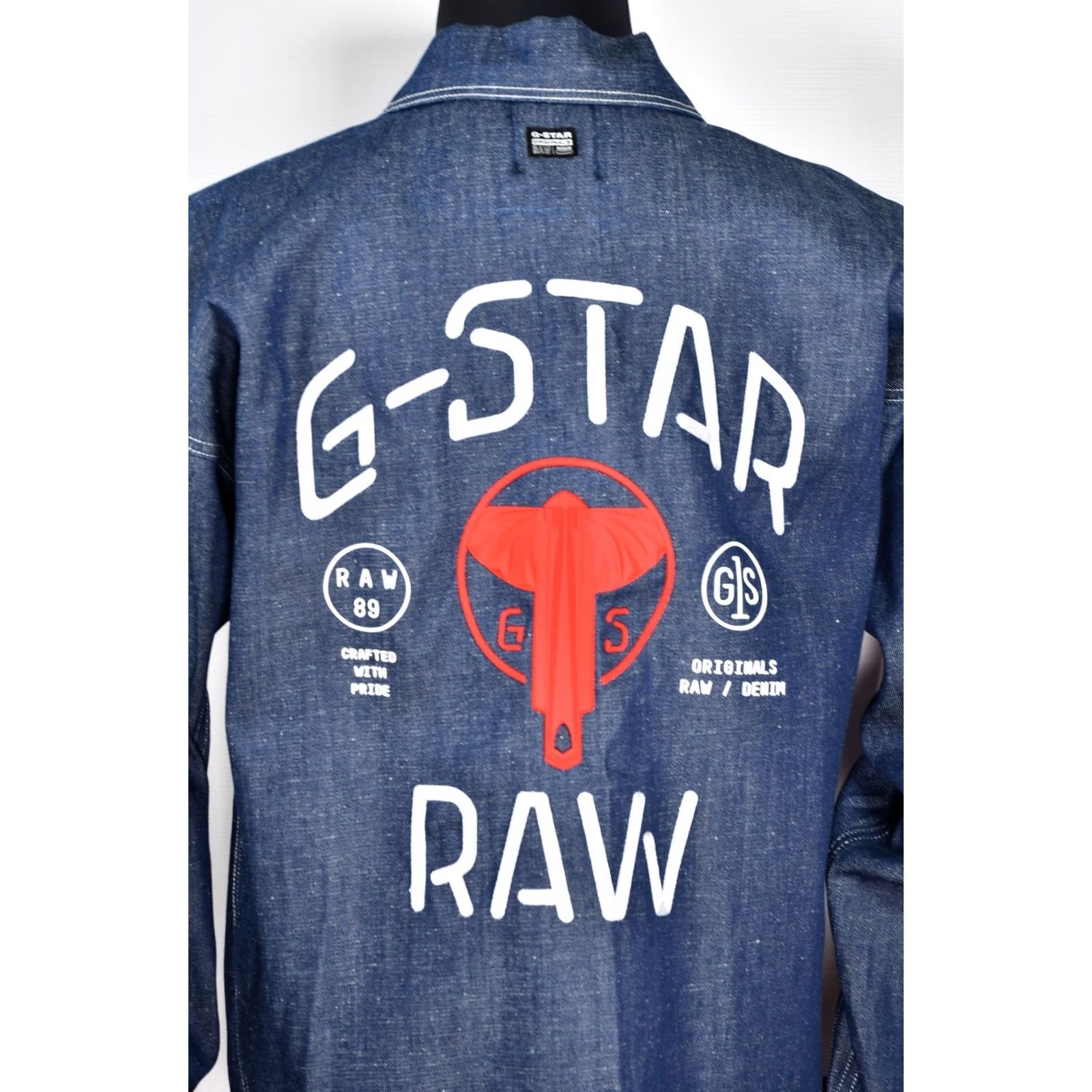 G-Star G-Star RAW E COACH DENIM JKT Melfort Denim Size M Nylon? 100% Cotton? No. Size US M / EU 48-50 / 2 - 5 Thumbnail