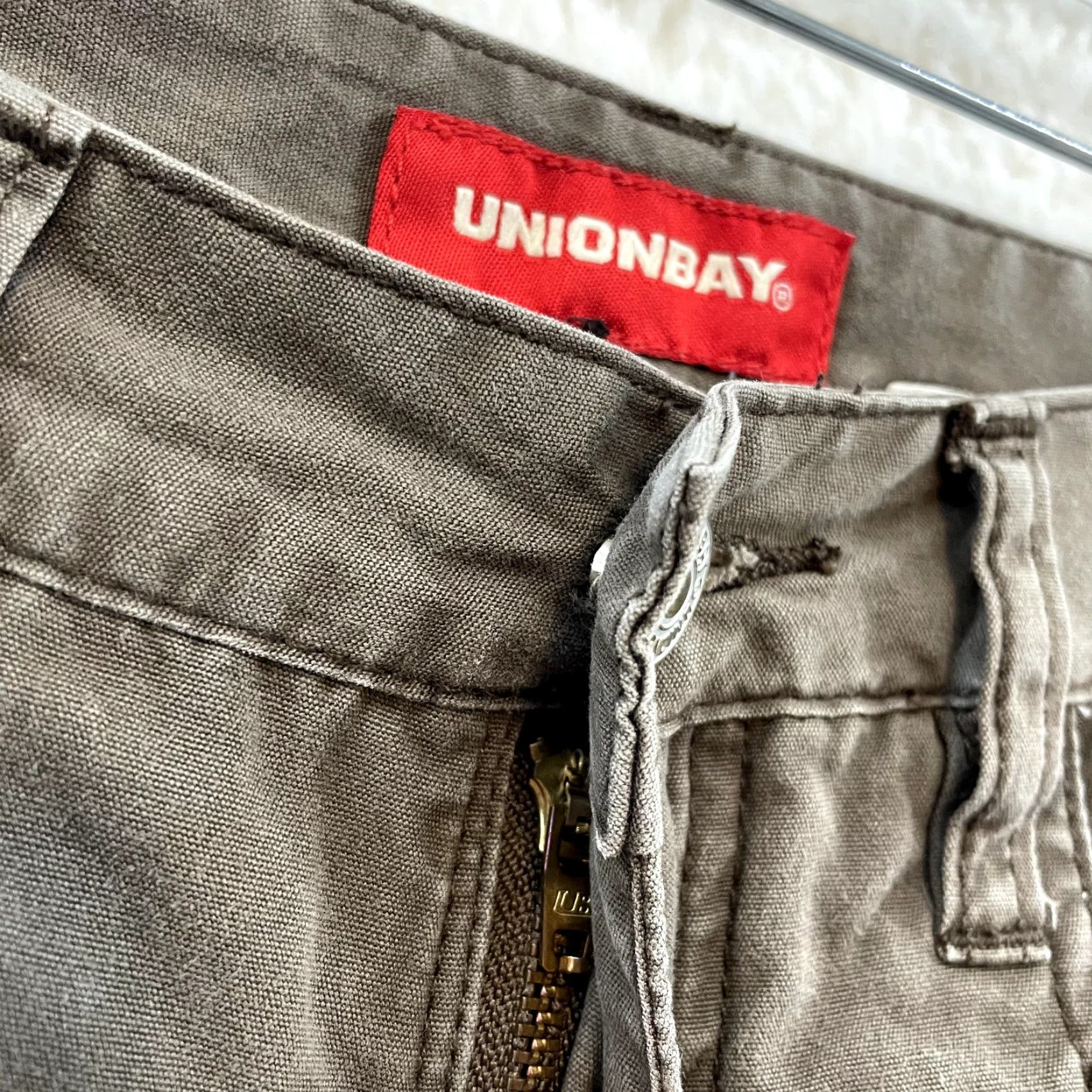 Vintage Y2K Vintage Low Rise Cargo Flare Pants 2 25 Brown Cyber Fairy Tech Gorpcore Womens 2 Cotton Grunge Unionbay Size 26" / US 2 / IT 38 - 3 Thumbnail