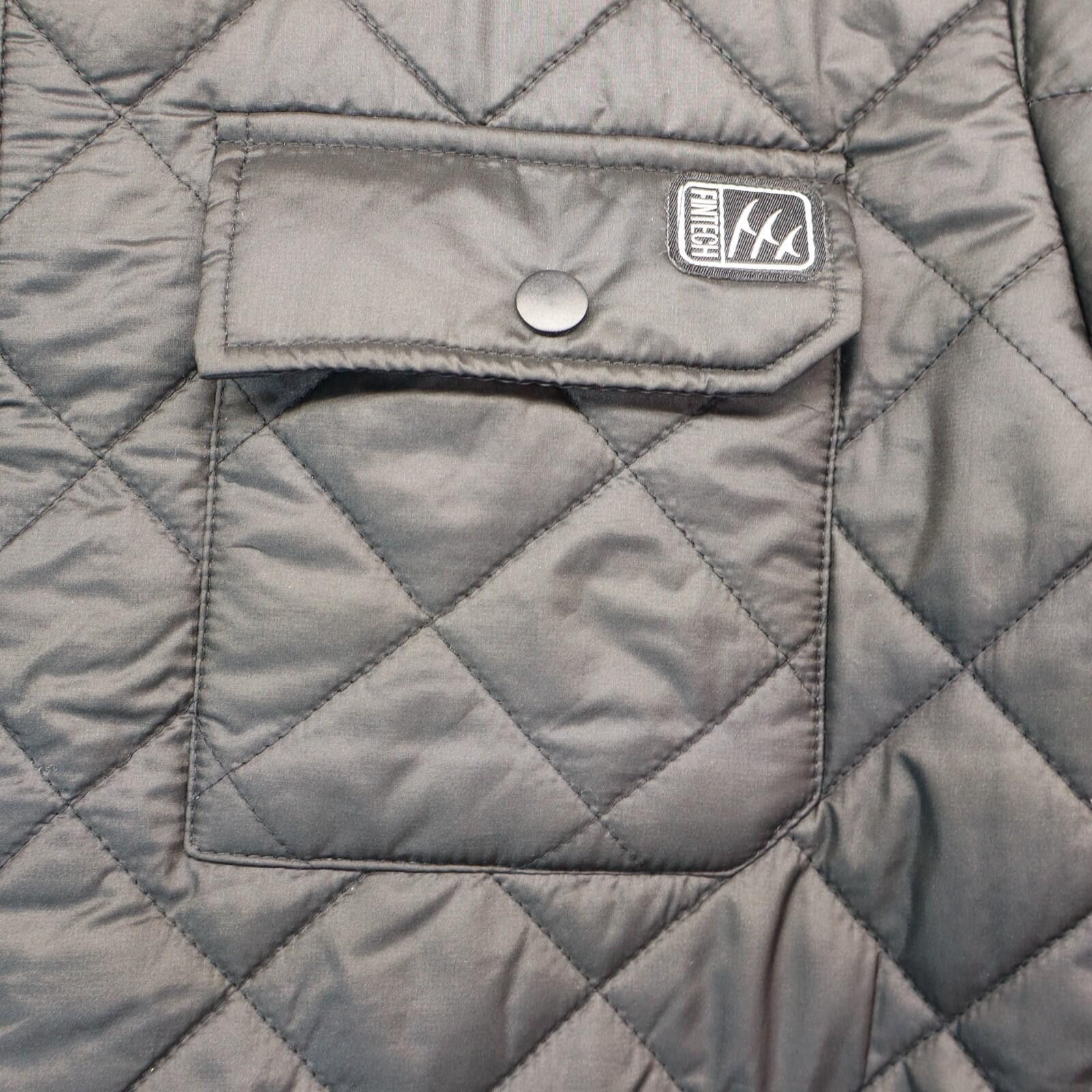Other Fintech Quilted Jacket Men Large Zip Coat Puffer Gorpcore Size US L / EU 52-54 / 3 - 6 Thumbnail