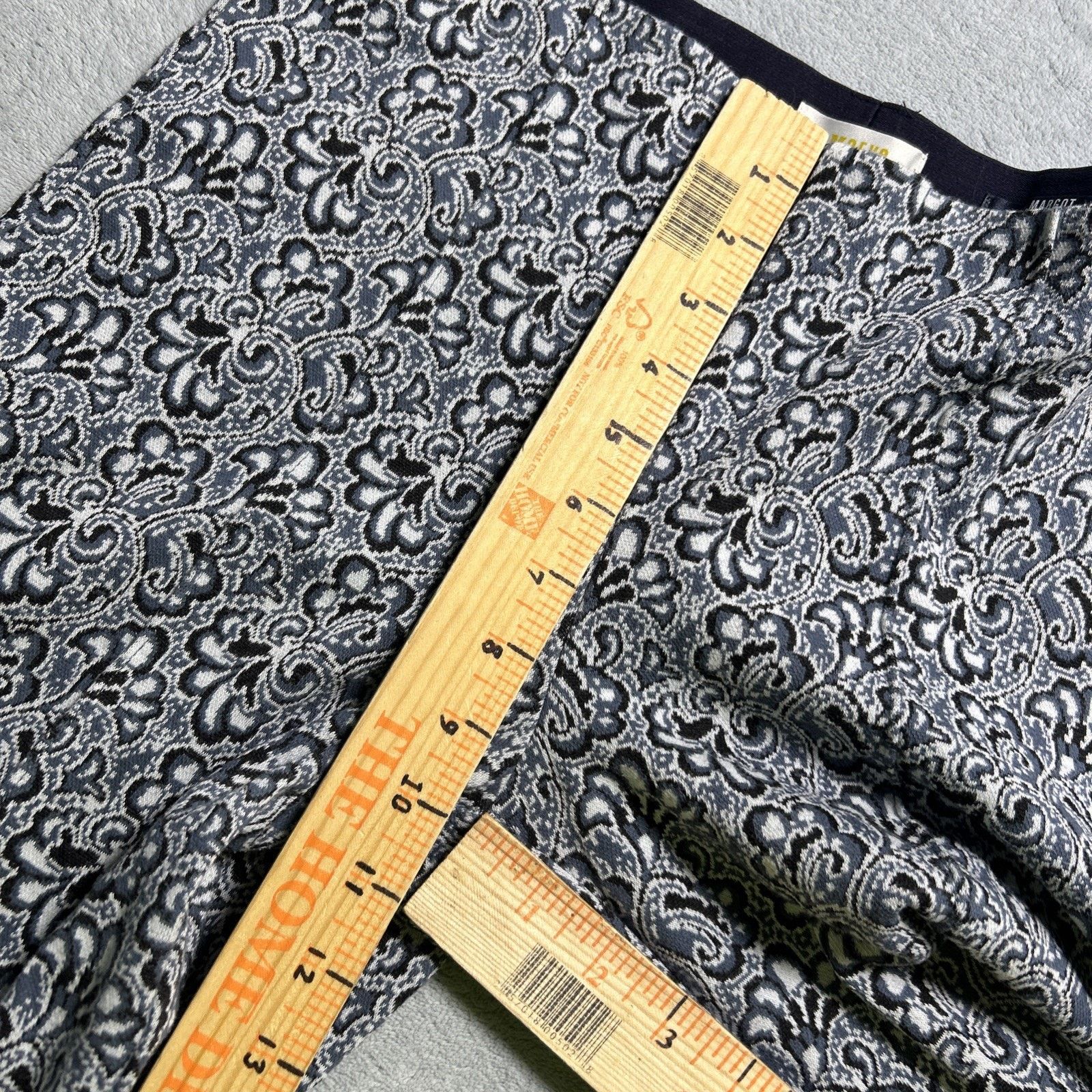 Anthropologie Maeve The Margot Palazzo Wide Leg Pants Small Paisley Pleat Size 31" - 10 Thumbnail