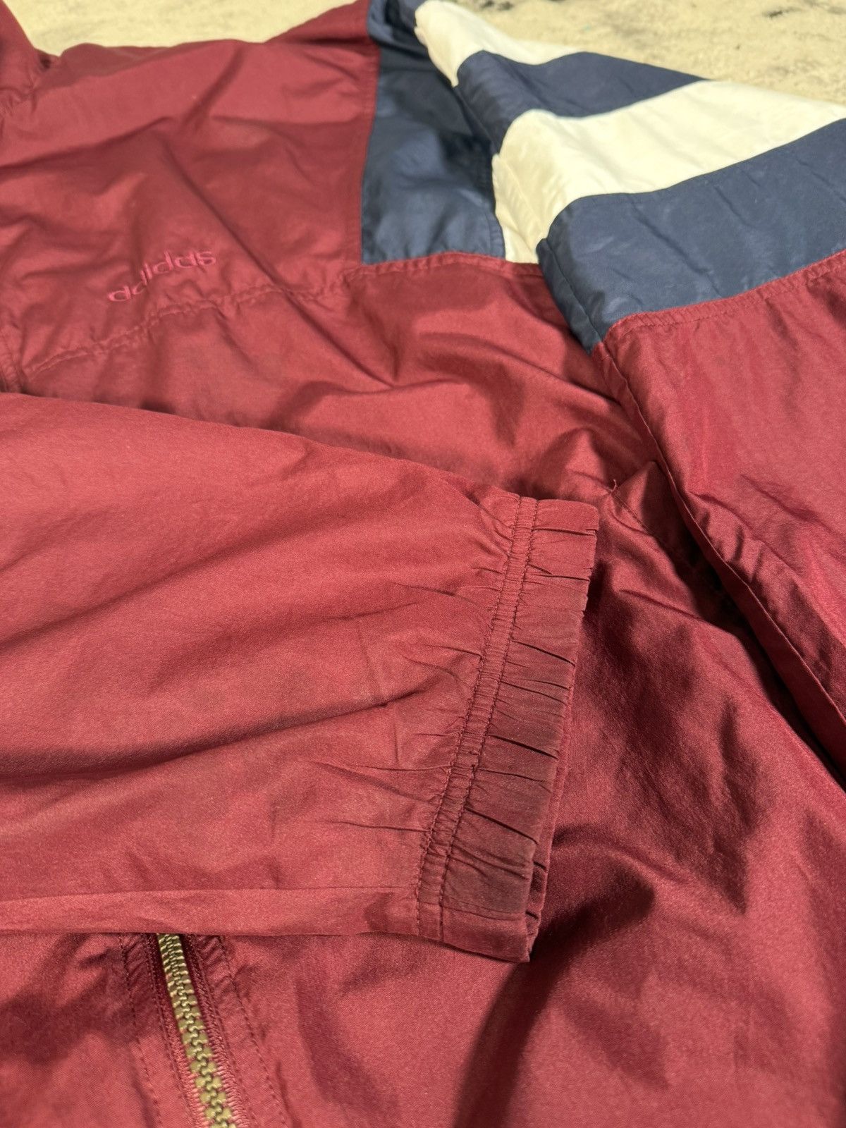 Adidas Vintage 90s Adidas Nylon Windbreaker Size US XL / EU 56 / 4 - 7 Thumbnail