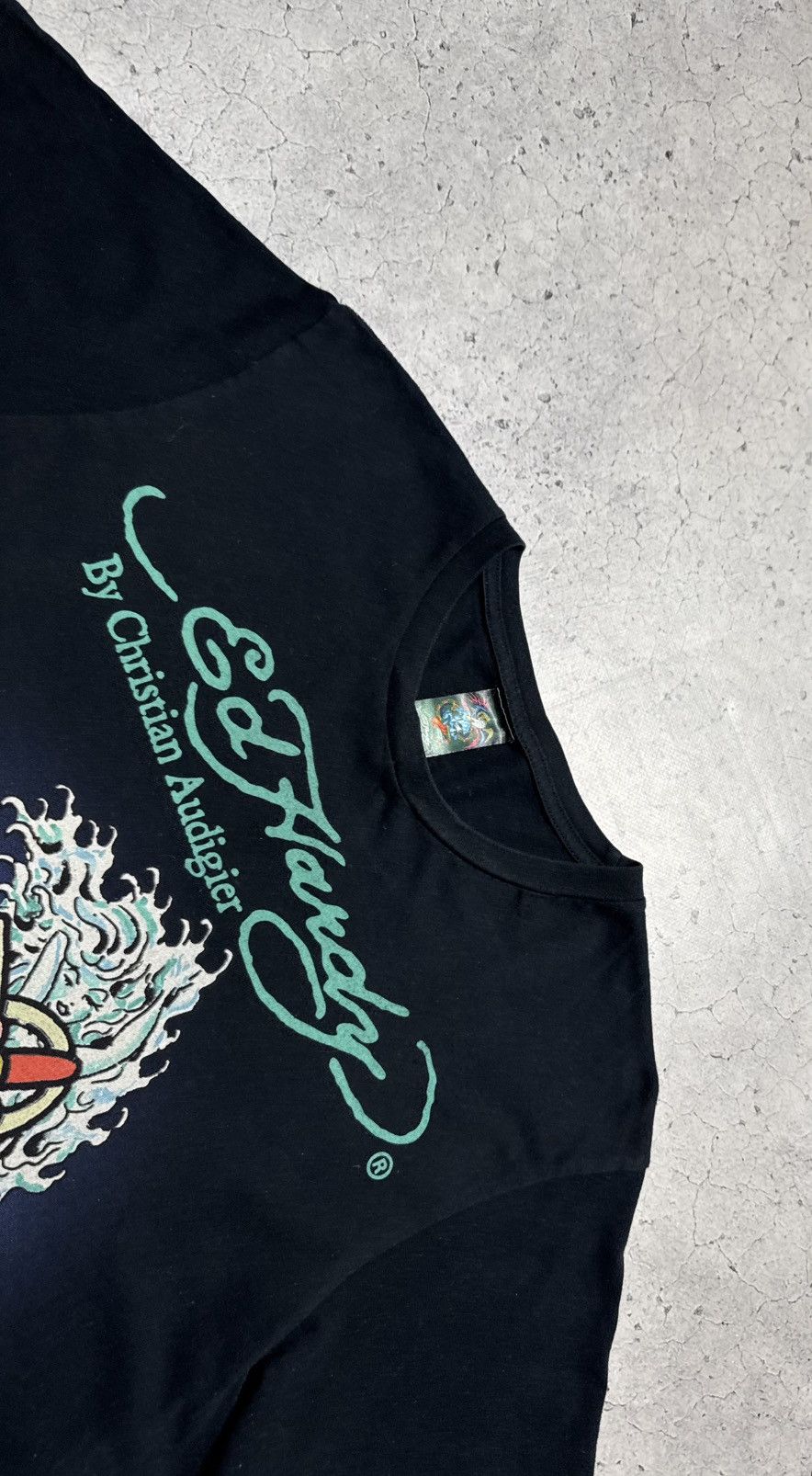 Ed Hardy Ed Hardy by Christian Audigier Big Logo T-Shirt Size XXL Size US XXL / EU 58 / 5 - 5 Thumbnail