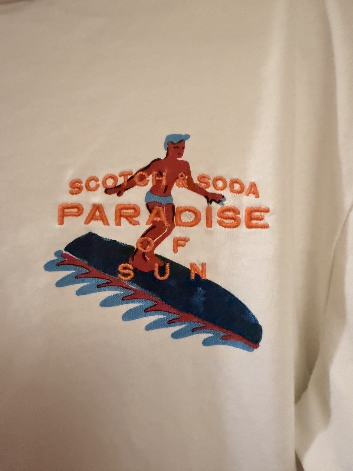 Vintage Vintage Scotch & Soda Embroidered Surf Tee Size US S / EU 44-46 / 1 - 3 Thumbnail