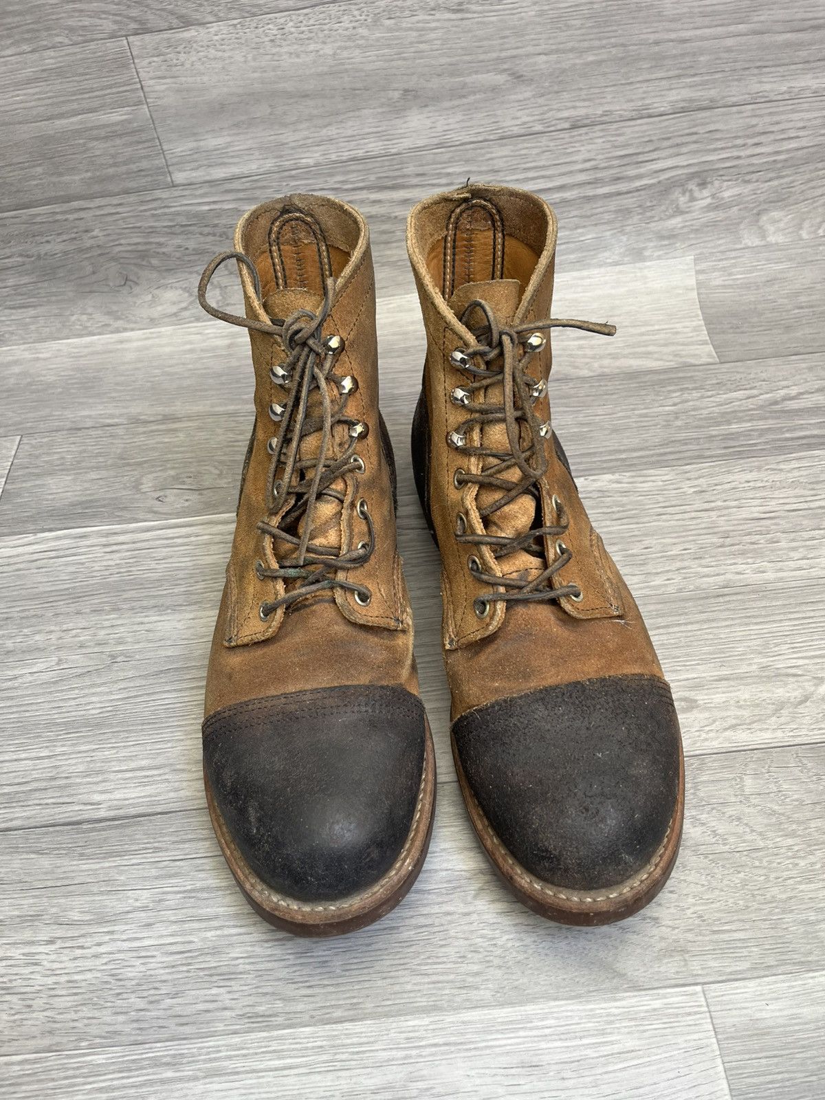 Red Wing Red wing iron ranger rough out biker boots sz 43 Size US 10 / EU 43 - 9 Thumbnail