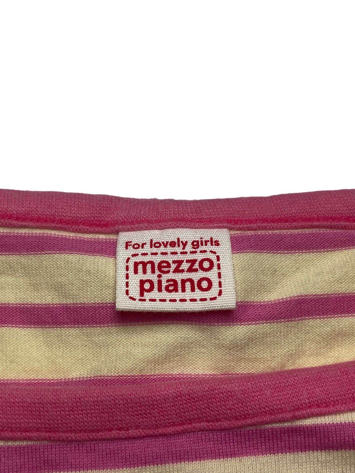 Japanese Brand 2000s Mezzo Piano - Pink Summer Tank Top Size L / US 10 / IT 46 - 4 Thumbnail