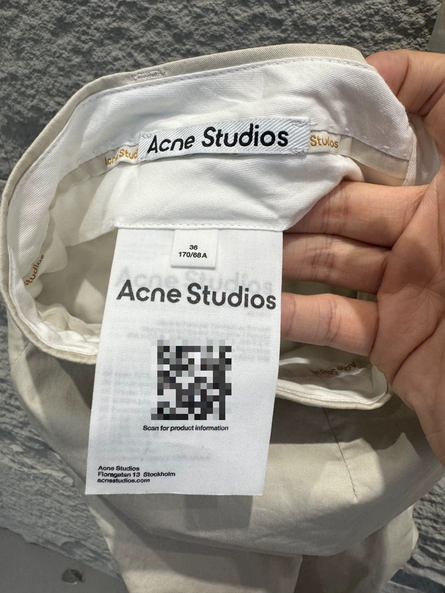 Acne Studios Acne Studios ss26 Ivory Casual Pants 36 Unisex Size 25" / US 0 / IT 36 - 4 Thumbnail