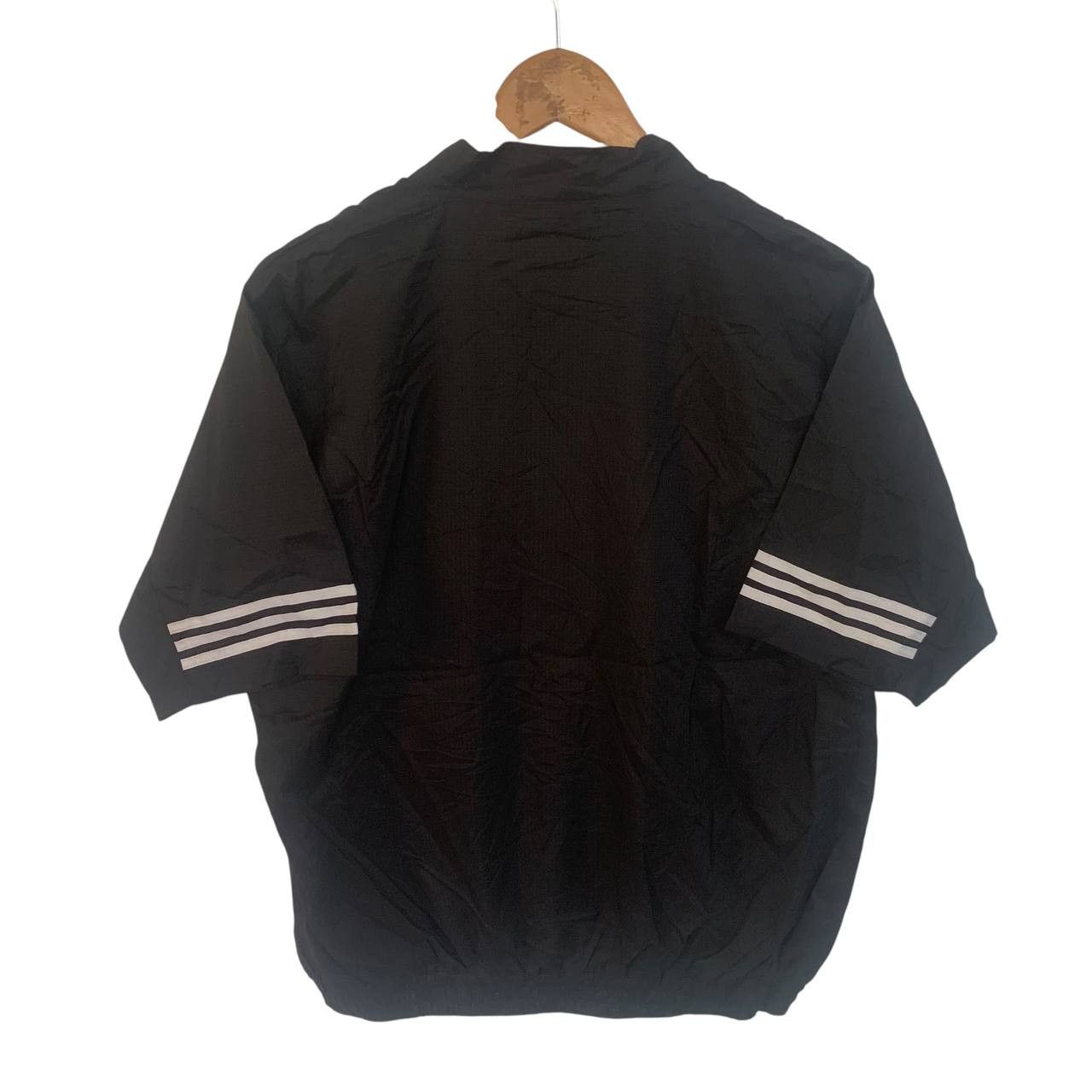Adidas Adidas Vintage Windbreaker Black Half Zip Rare Size US L / EU 52-54 / 3 - 2 Thumbnail