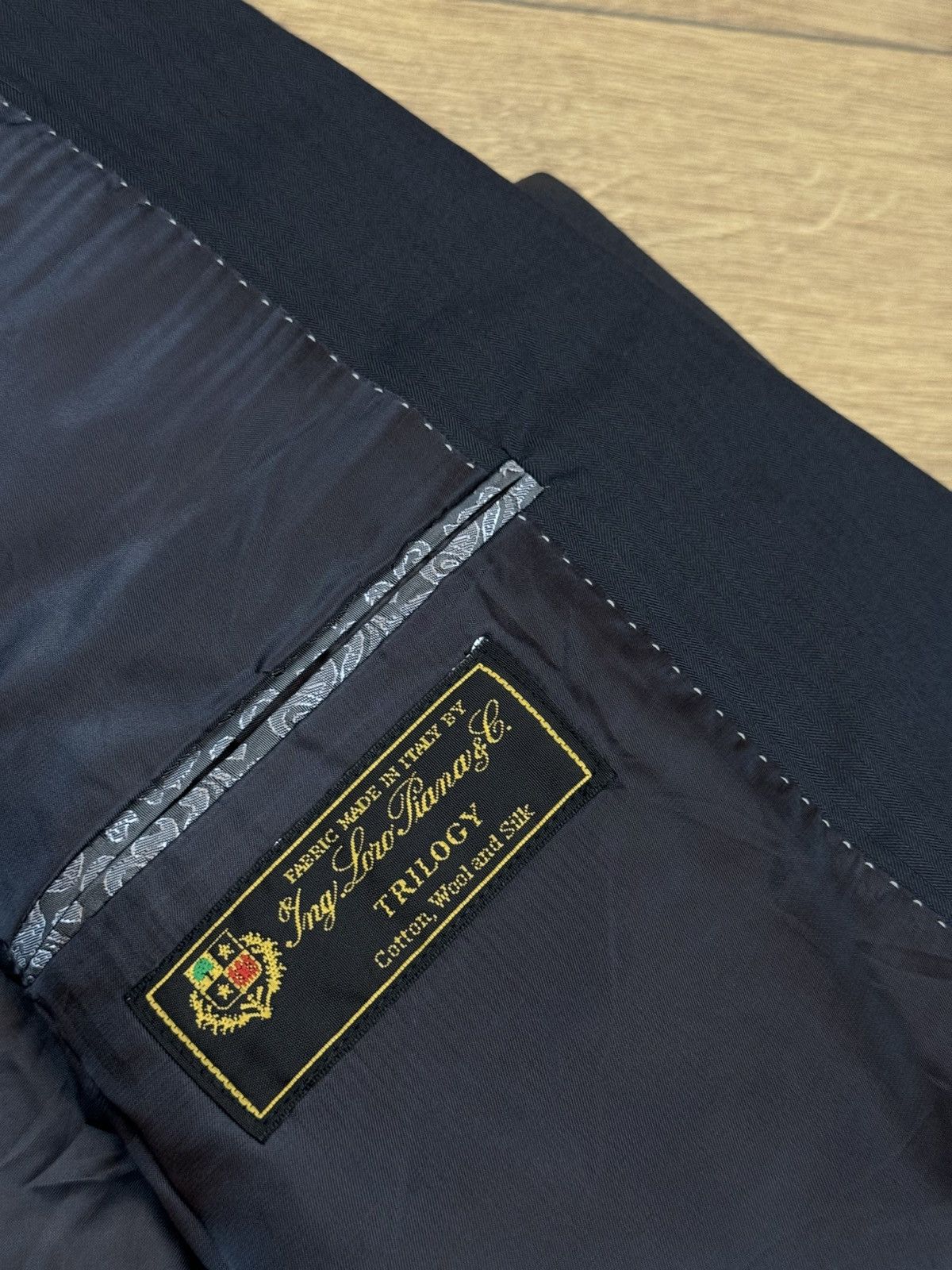 Loro Piana Vintage wool blazer Loro Piana Italy original luxury item Size 46R - 2 Thumbnail