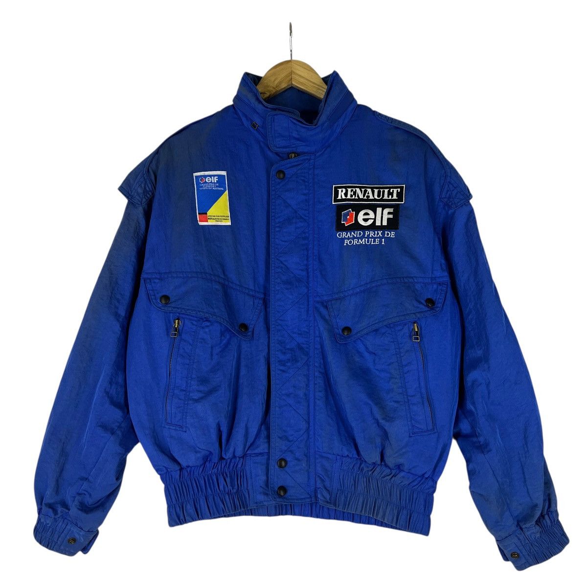 Formula 1 Vintage Renault Elf Grand Prix Formula 1 Bomber Jacket Size US L / EU 52-54 / 3 - 2 Thumbnail
