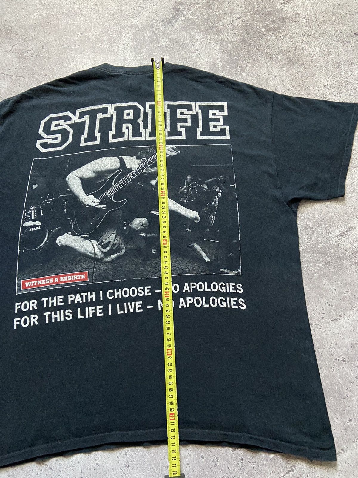 Vintage Vintage 00s Strife hardcore band “Sick Of It All” t shirt Size US XL / EU 56 / 4 - 6 Thumbnail