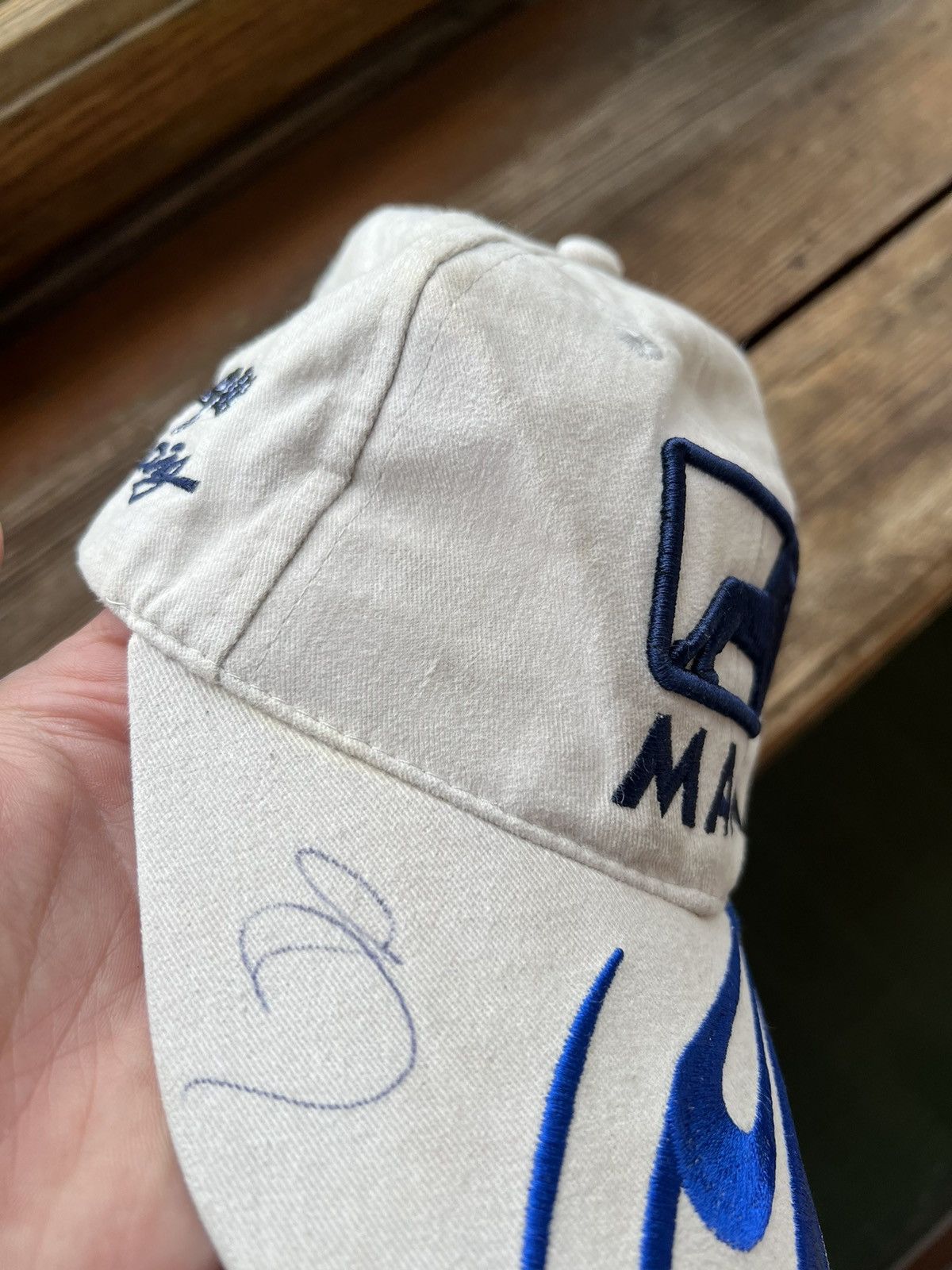 Vintage Vintage Trucker Hat Y2K Man Racing Cap Size ONE SIZE - 15 Thumbnail