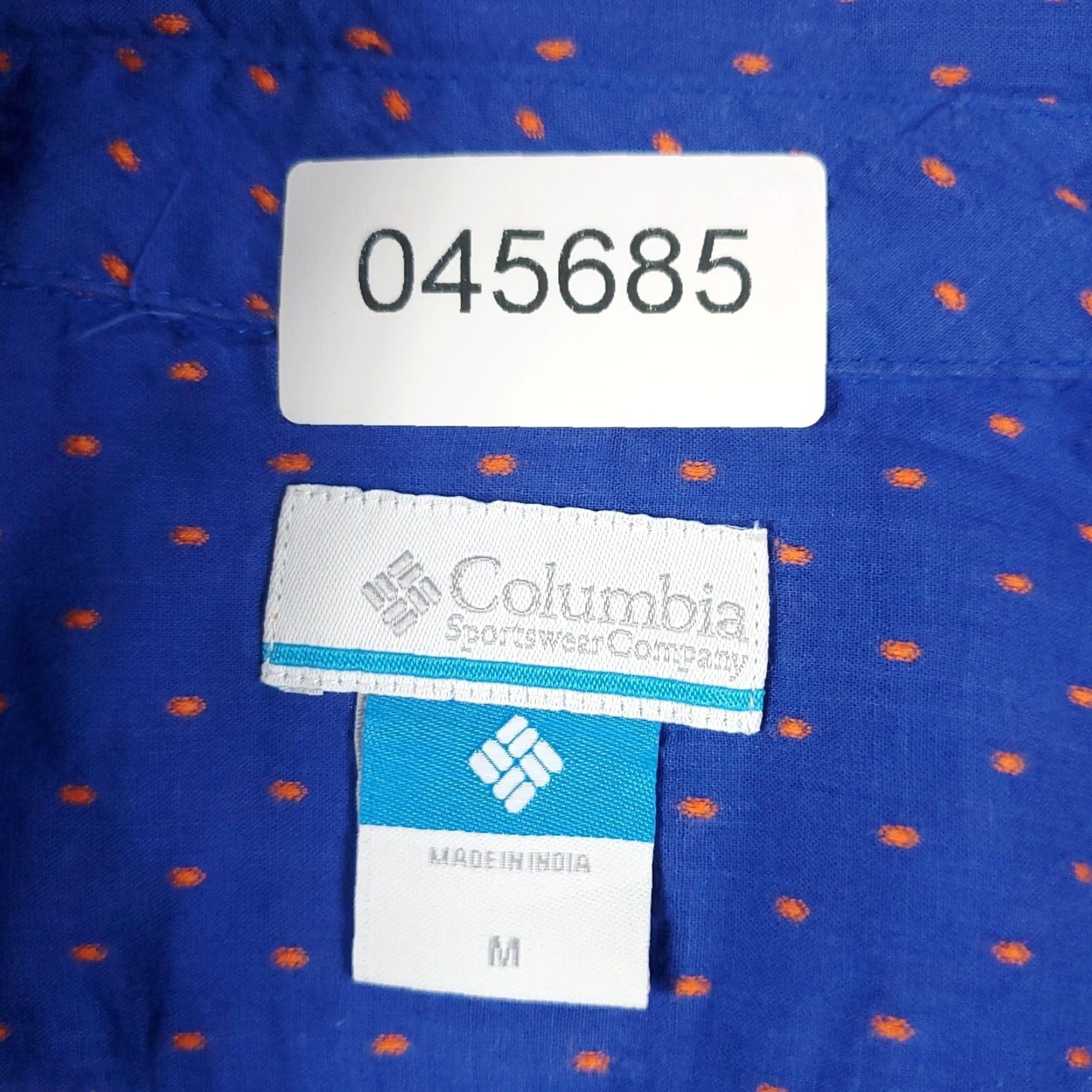 Vintage Columbia Button-Up Shirt Womens Medium Blue Casual Long Sleeve Size M / US 6-8 / IT 42-44 - 7 Thumbnail