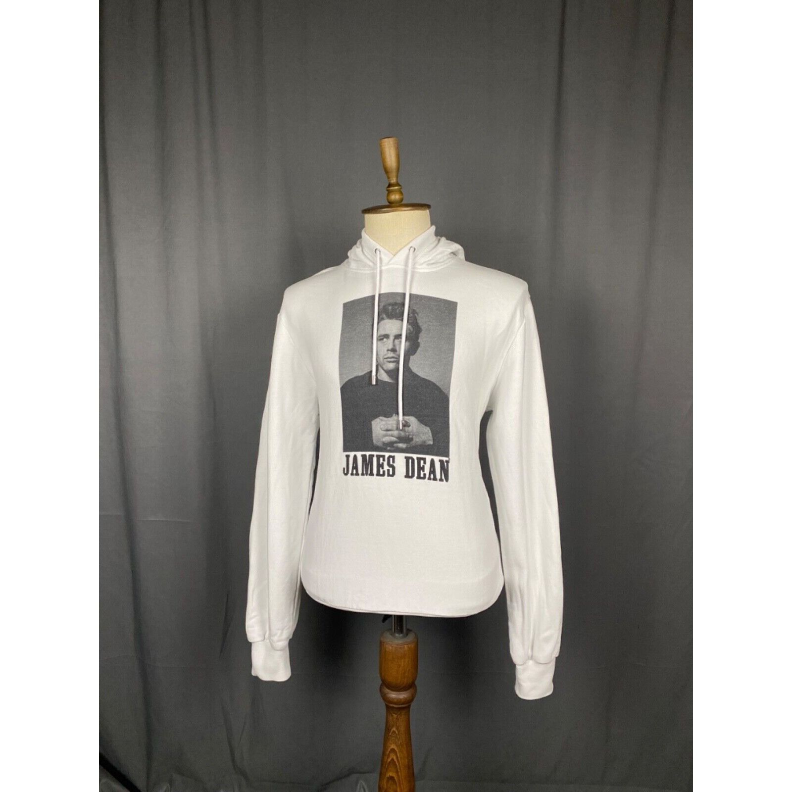 Dolce & Gabbana Dolce&Gabanna James Dean Big Logo Men's White Hoodie Sweater Size US XL / EU 56 / 4 - 2 Thumbnail