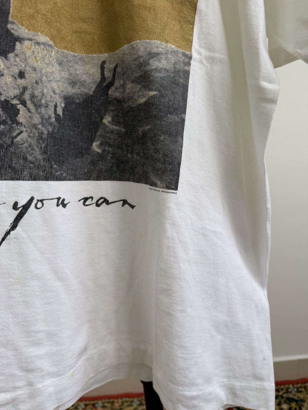 Band Tees U2 One Smell The Flowes While You Can Tour VNTG 1991 Size US M / EU 48-50 / 2 - 8 Thumbnail
