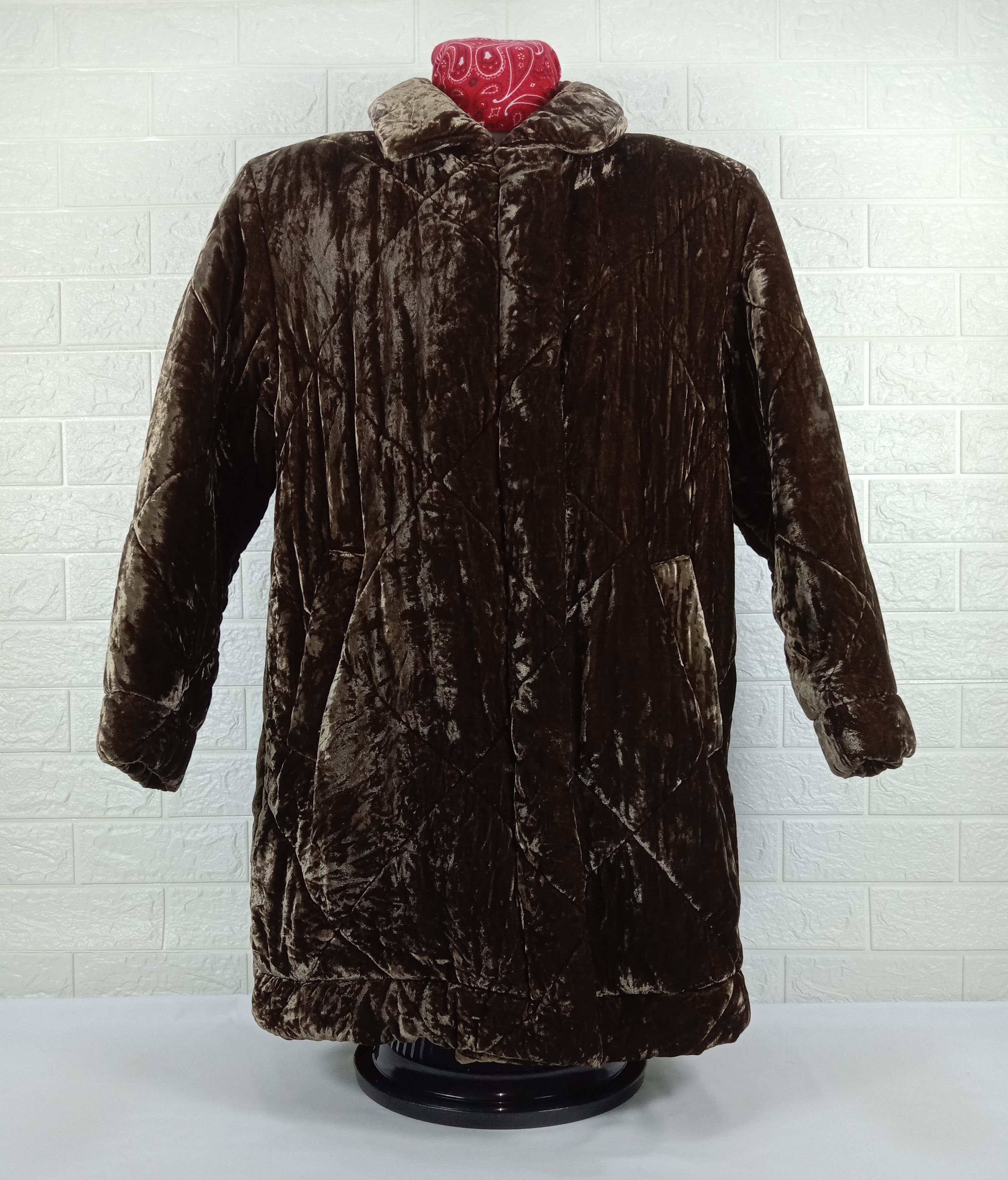Allegri Vintage Allegri Velvet Puffer Long Jacket Size US L / EU 52-54 / 3 - 1 Thumbnail