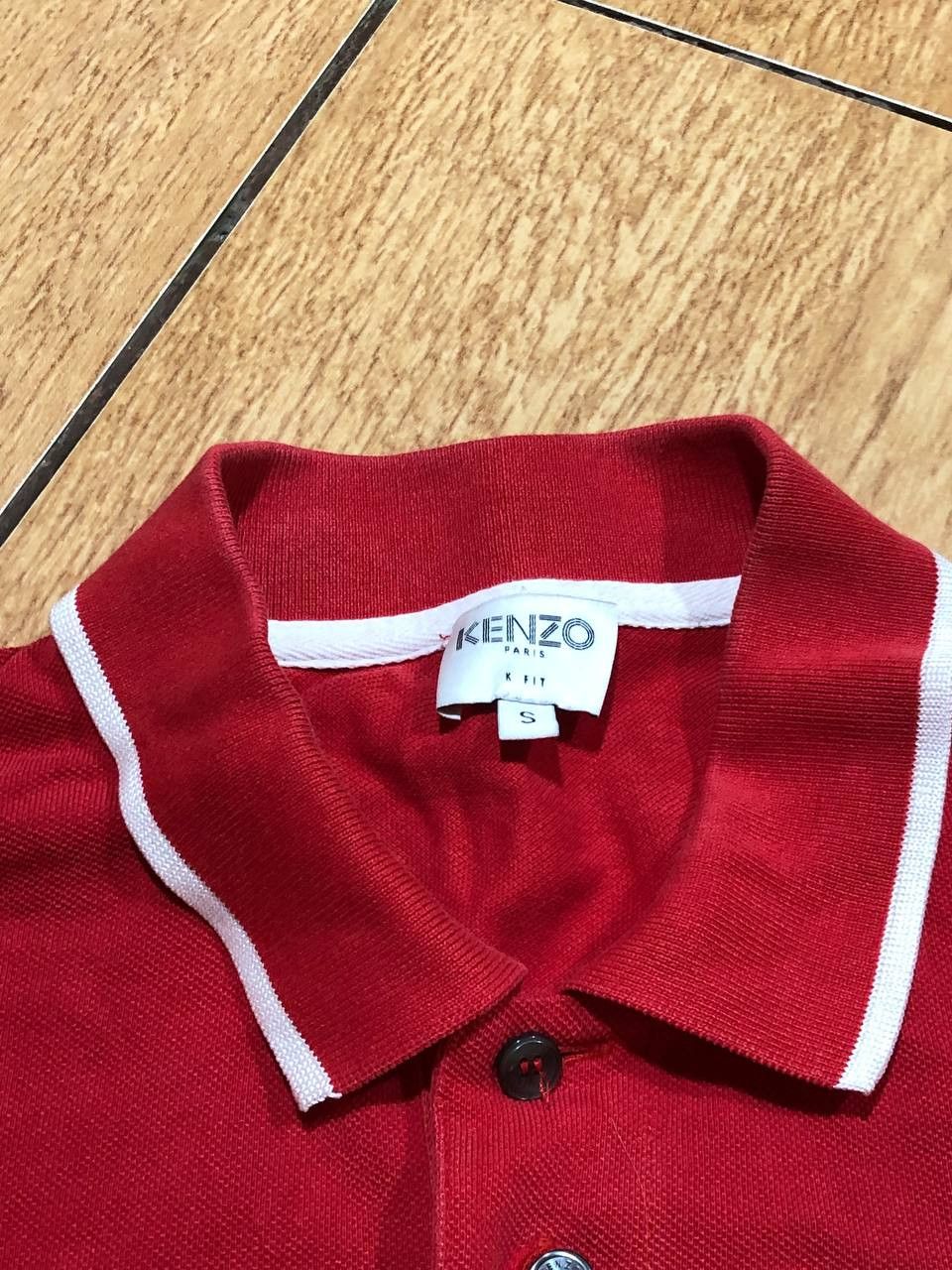 Kenzo Vintage red T-Shirt Kenzo logo crazy Y2K size S streetwear Size US S / EU 44-46 / 1 - 9 Thumbnail